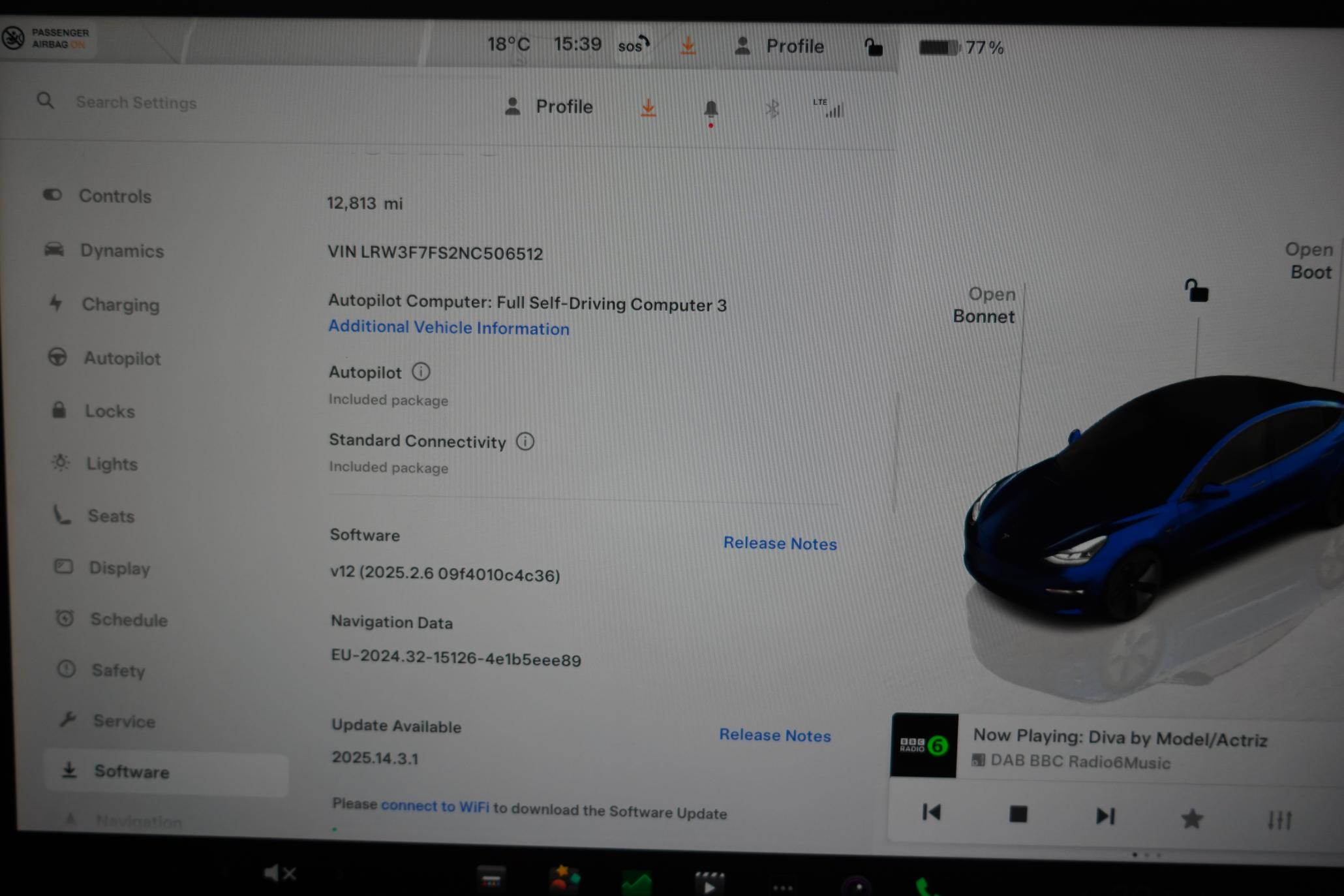 Tesla Model 3 Standard Range Plus Saloon 4dr Electric Auto RWD (241 bhp)