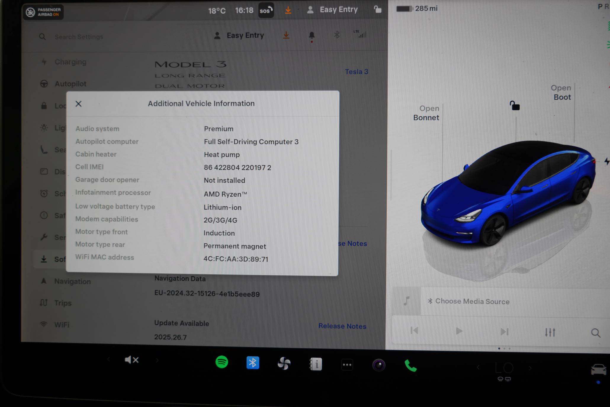 Tesla Model 3 (Dual Motor) Long Range Saloon 4dr Electric Auto 4WDE (346 ps)