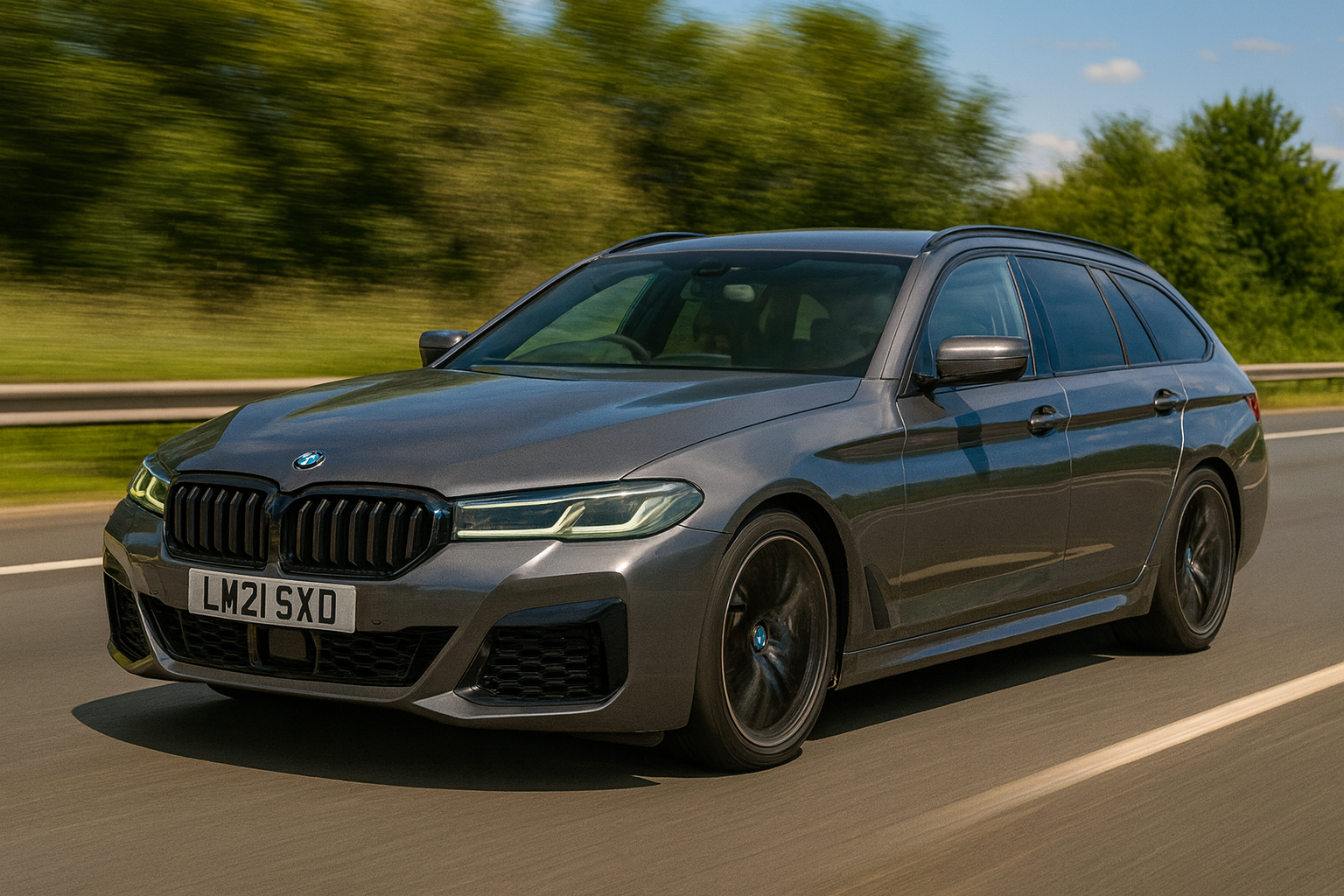 BMW 5 Series 2.0 520d MHT M Sport Touring 5dr Diesel Hybrid Steptronic Euro 6 (s/s) (190 ps)