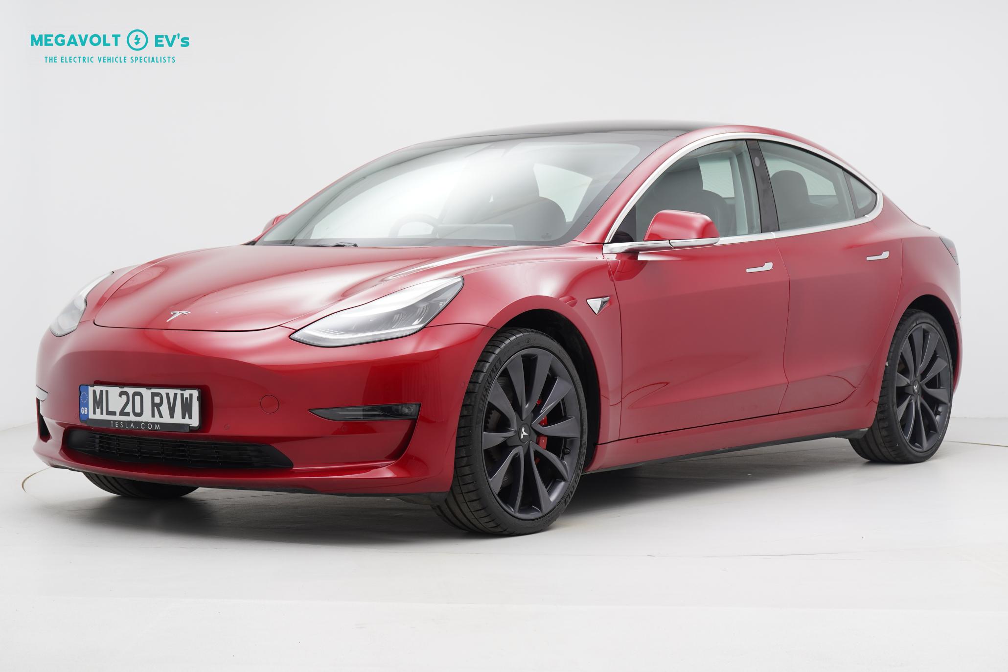 Tesla Model 3 (Dual Motor) Performance Saloon 4dr Electric Auto 4WDE (Performance Upgrade) (449 bhp)