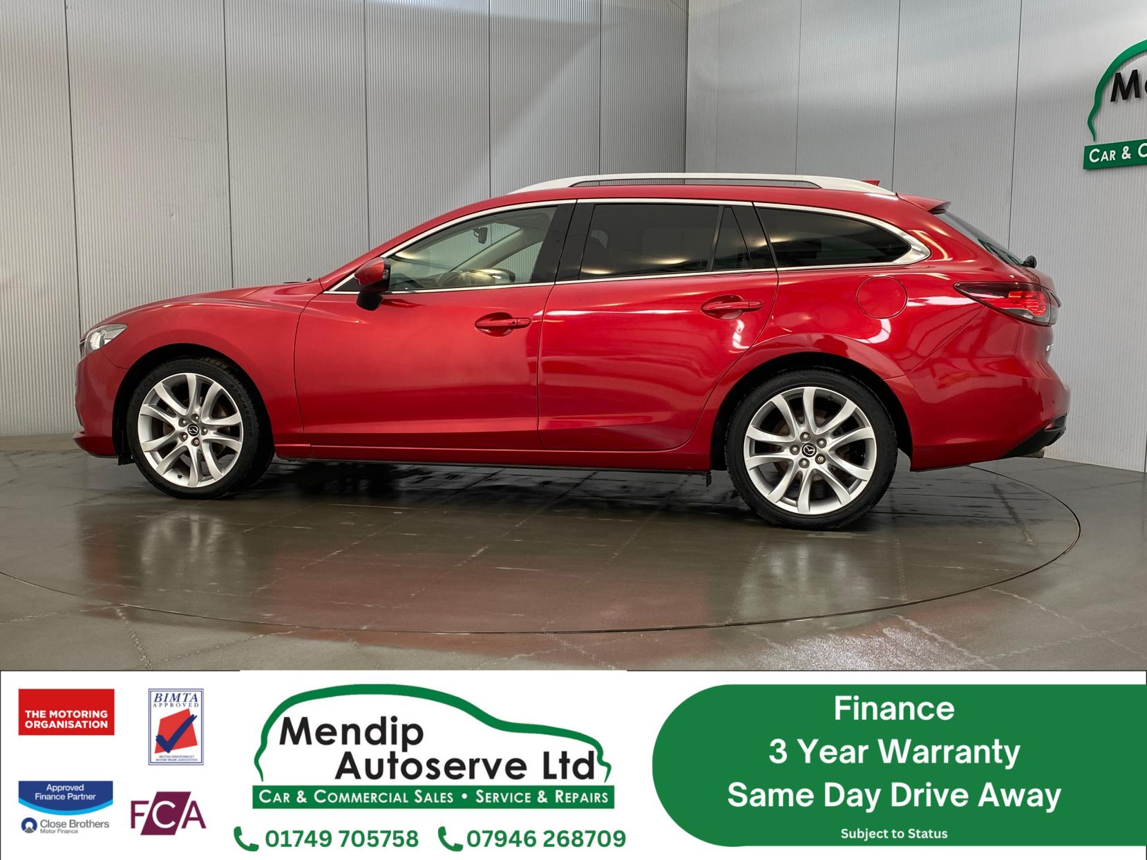 Mazda Mazda6 2.2 SKYACTIV-D Sport Nav Tourer 5dr Diesel Manual Euro 6 (s/s) (150 ps)