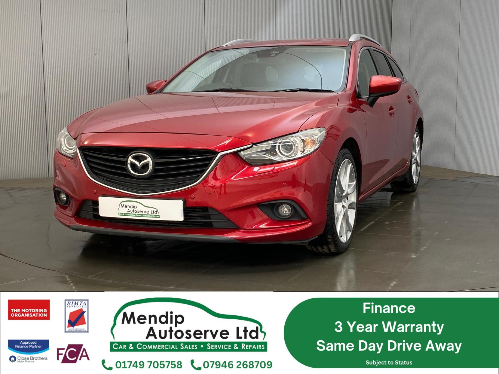Mazda Mazda6 2.2 SKYACTIV-D Sport Nav Tourer 5dr Diesel Manual Euro 6 (s/s) (150 ps)