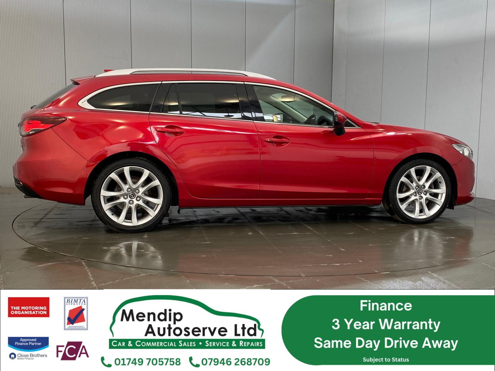 Mazda Mazda6 2.2 SKYACTIV-D Sport Nav Tourer 5dr Diesel Manual Euro 6 (s/s) (150 ps)