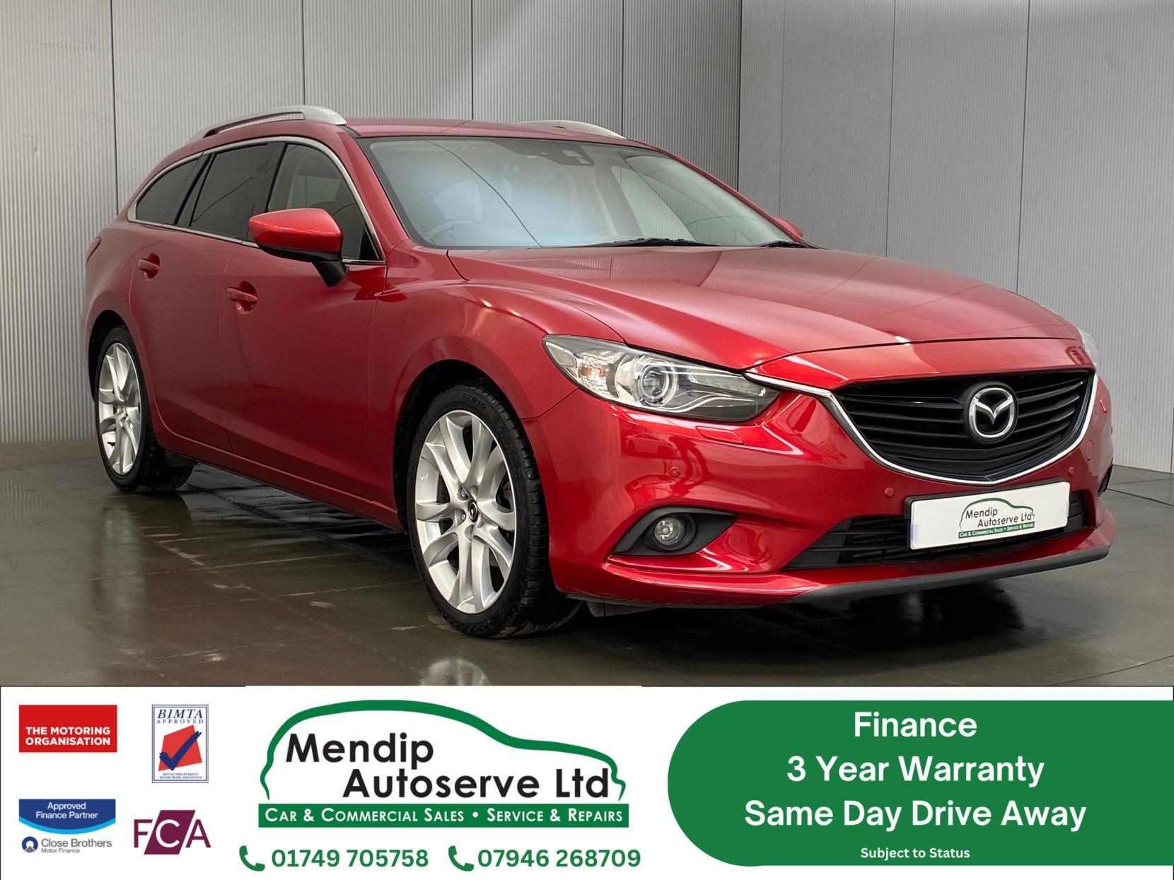 Mazda Mazda6 2.2 SKYACTIV-D Sport Nav Tourer 5dr Diesel Manual Euro 6 (s/s) (150 ps)