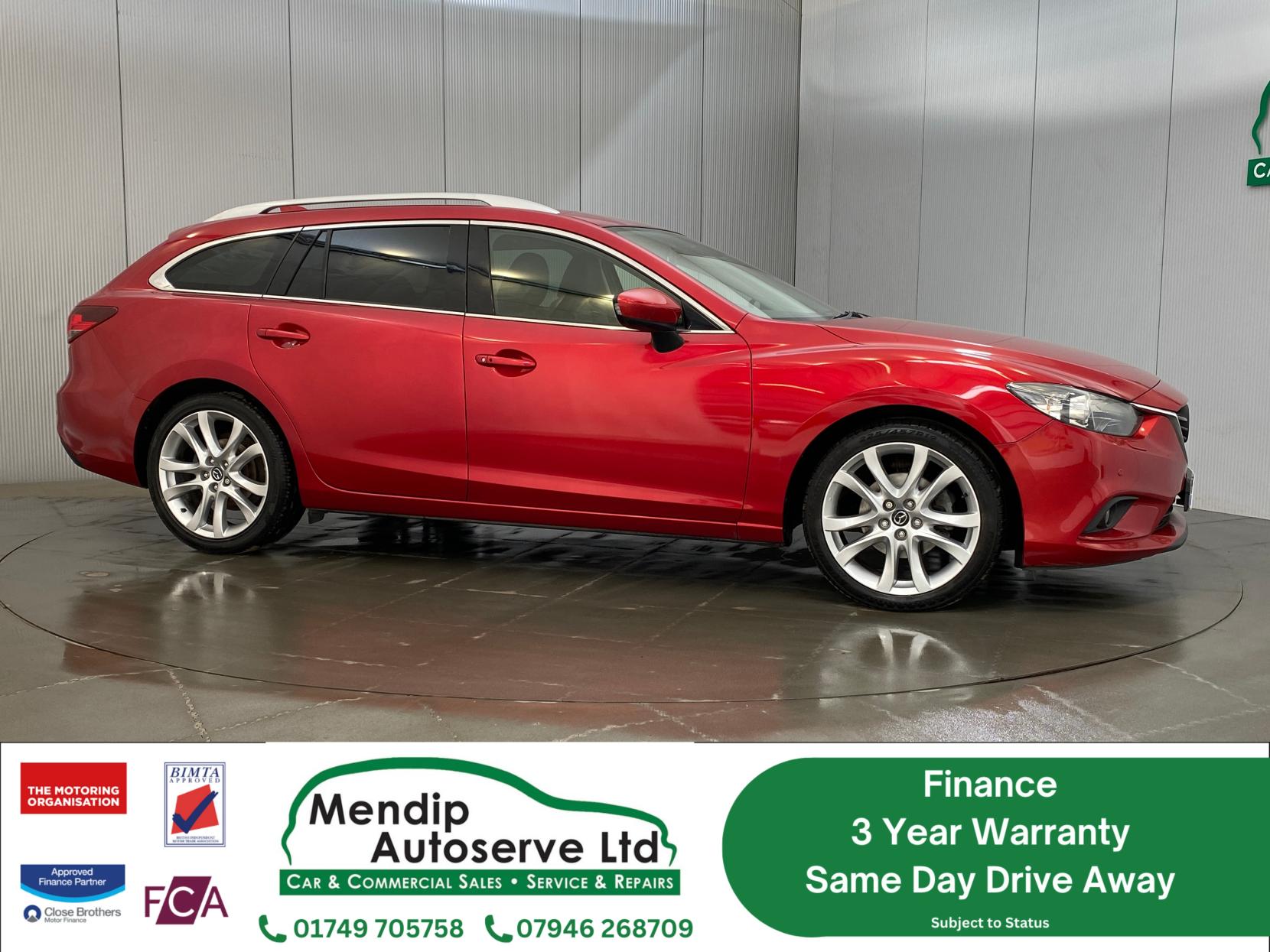 Mazda Mazda6 2.2 SKYACTIV-D Sport Nav Tourer 5dr Diesel Manual Euro 6 (s/s) (150 ps)