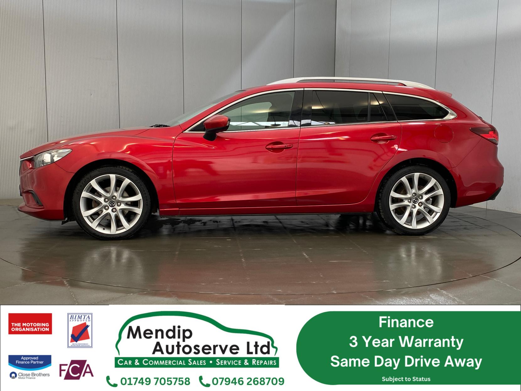 Mazda Mazda6 2.2 SKYACTIV-D Sport Nav Tourer 5dr Diesel Manual Euro 6 (s/s) (150 ps)