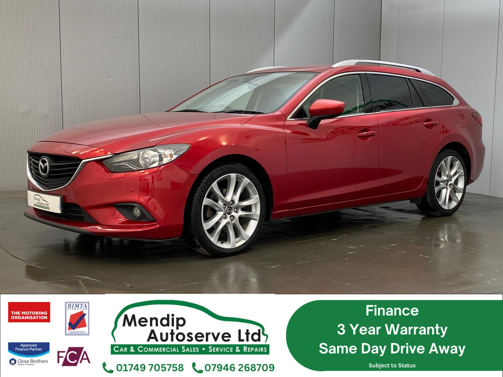 Mazda Mazda6 2.2 SKYACTIV-D Sport Nav Tourer 5dr Diesel Manual Euro 6 (s/s) (150 ps)