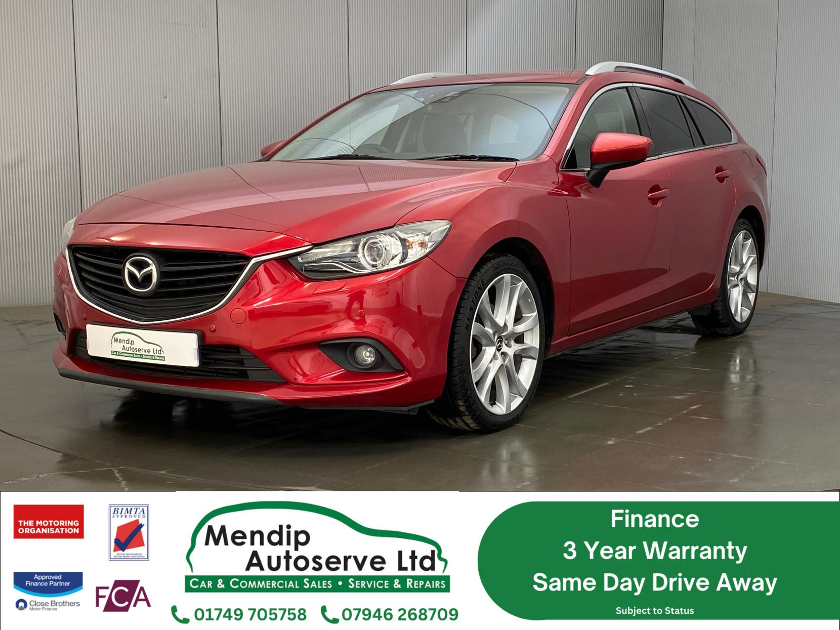 Mazda Mazda6 2.2 SKYACTIV-D Sport Nav Tourer 5dr Diesel Manual Euro 6 (s/s) (150 ps)