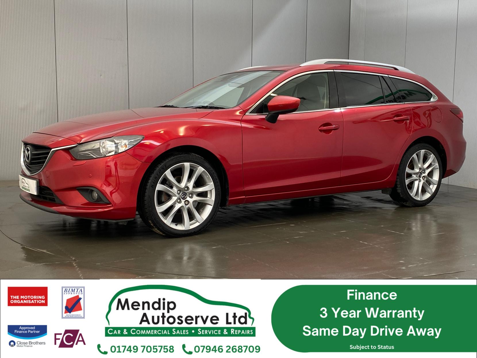 Mazda Mazda6 2.2 SKYACTIV-D Sport Nav Tourer 5dr Diesel Manual Euro 6 (s/s) (150 ps)