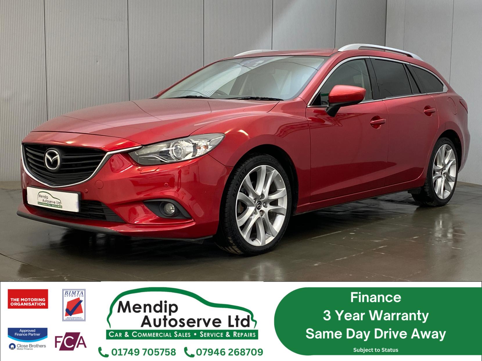 Mazda Mazda6 2.2 SKYACTIV-D Sport Nav Tourer 5dr Diesel Manual Euro 6 (s/s) (150 ps)