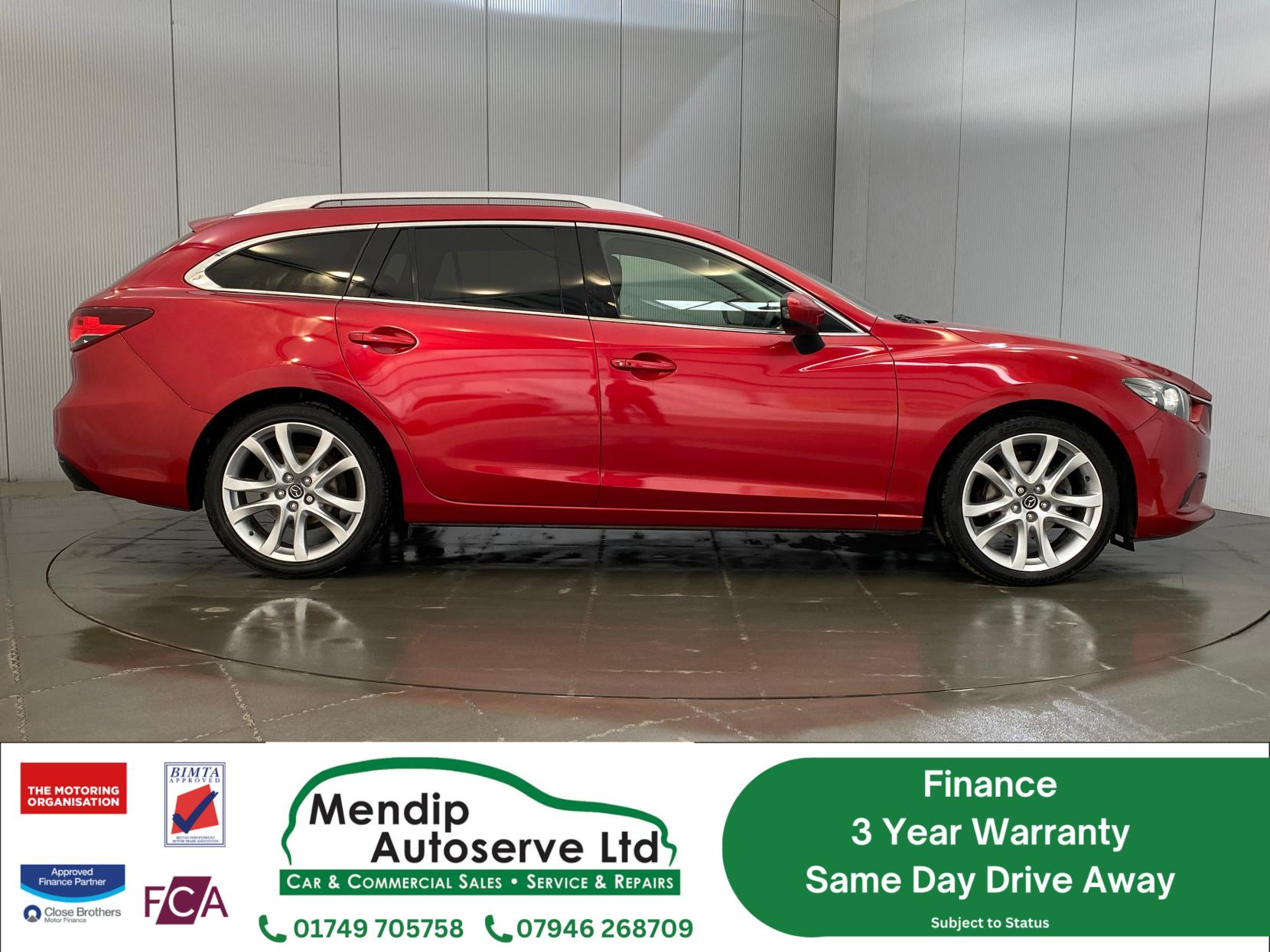Mazda Mazda6 2.2 SKYACTIV-D Sport Nav Tourer 5dr Diesel Manual Euro 6 (s/s) (150 ps)