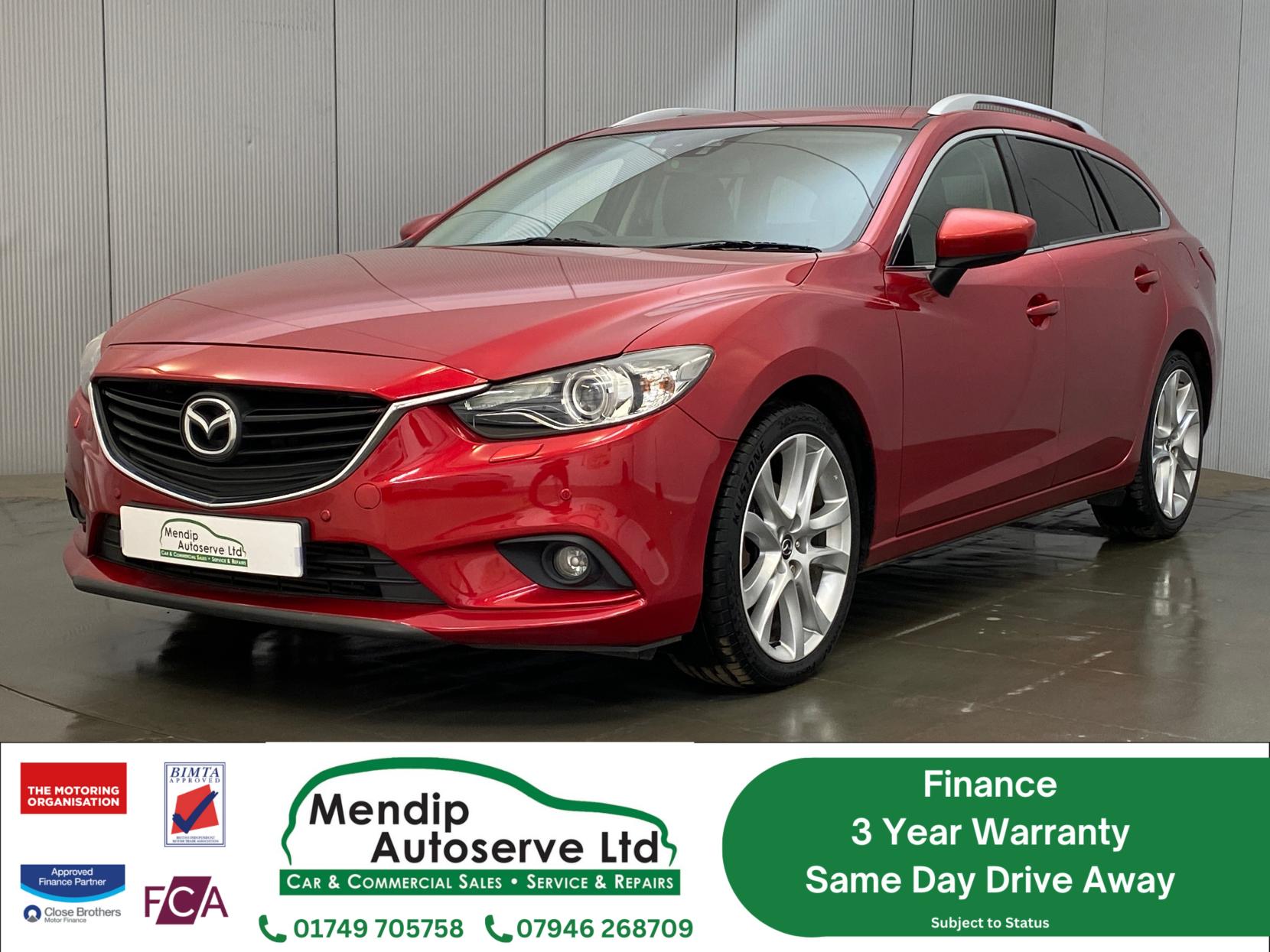 Mazda Mazda6 2.2 SKYACTIV-D Sport Nav Tourer 5dr Diesel Manual Euro 6 (s/s) (150 ps)