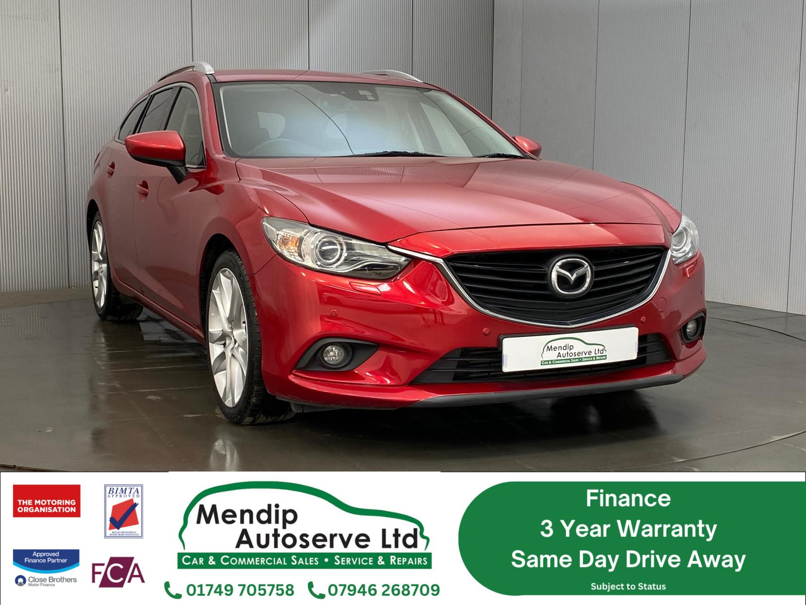 Mazda Mazda6 2.2 SKYACTIV-D Sport Nav Tourer 5dr Diesel Manual Euro 6 (s/s) (150 ps)