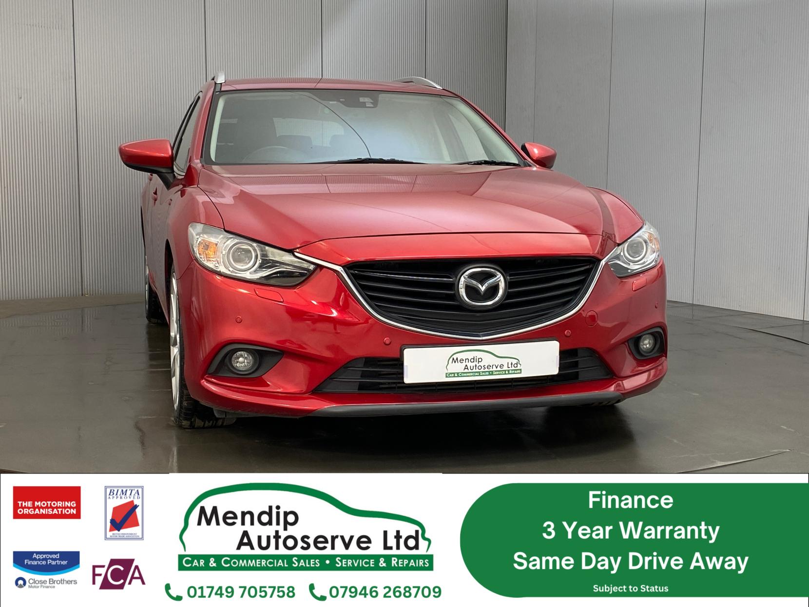 Mazda Mazda6 2.2 SKYACTIV-D Sport Nav Tourer 5dr Diesel Manual Euro 6 (s/s) (150 ps)