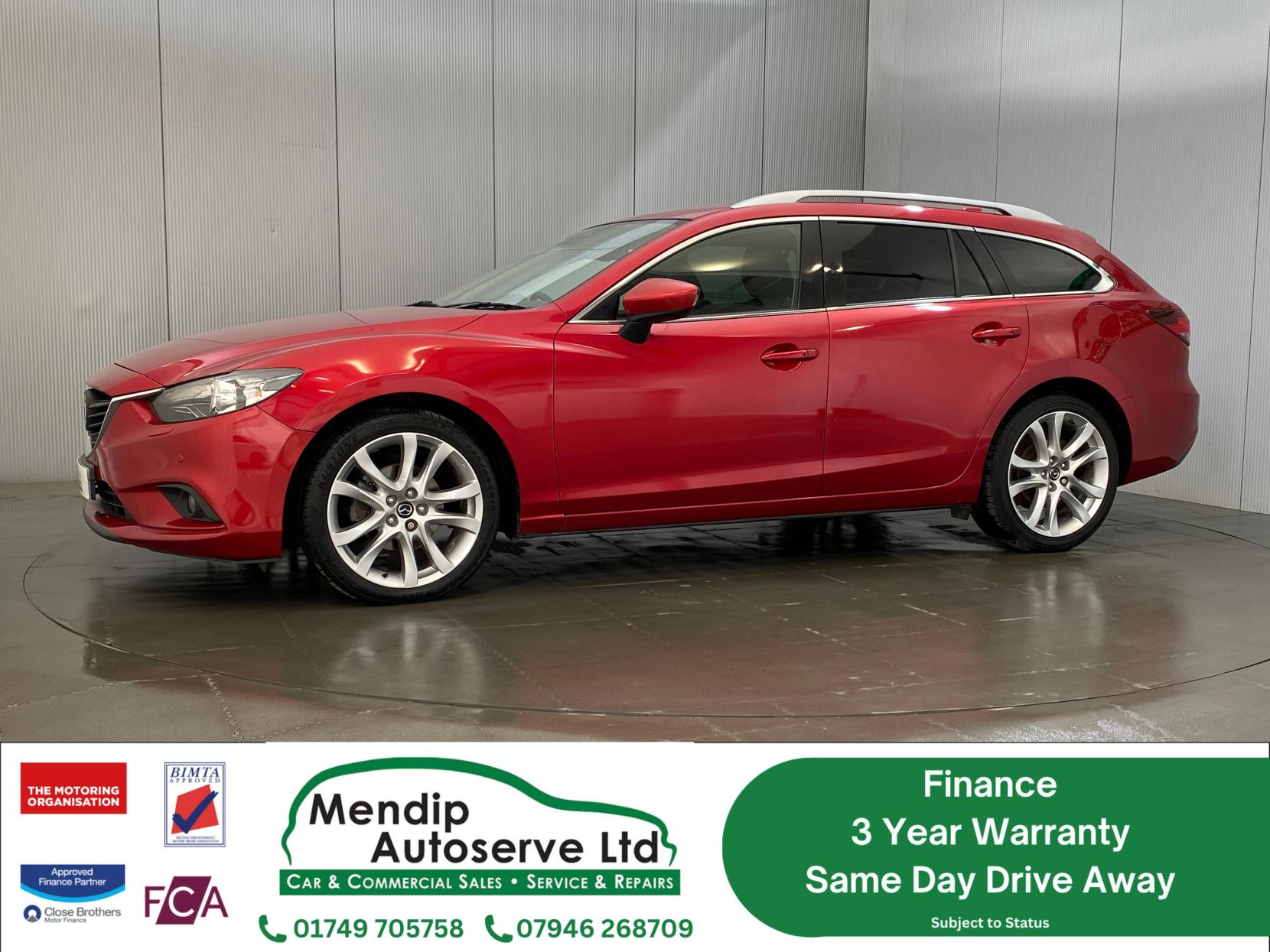 Mazda Mazda6 2.2 SKYACTIV-D Sport Nav Tourer 5dr Diesel Manual Euro 6 (s/s) (150 ps)