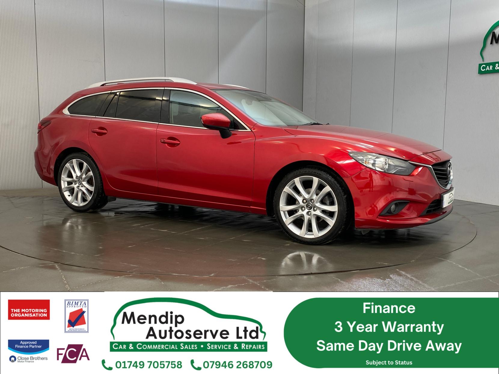 Mazda Mazda6 2.2 SKYACTIV-D Sport Nav Tourer 5dr Diesel Manual Euro 6 (s/s) (150 ps)