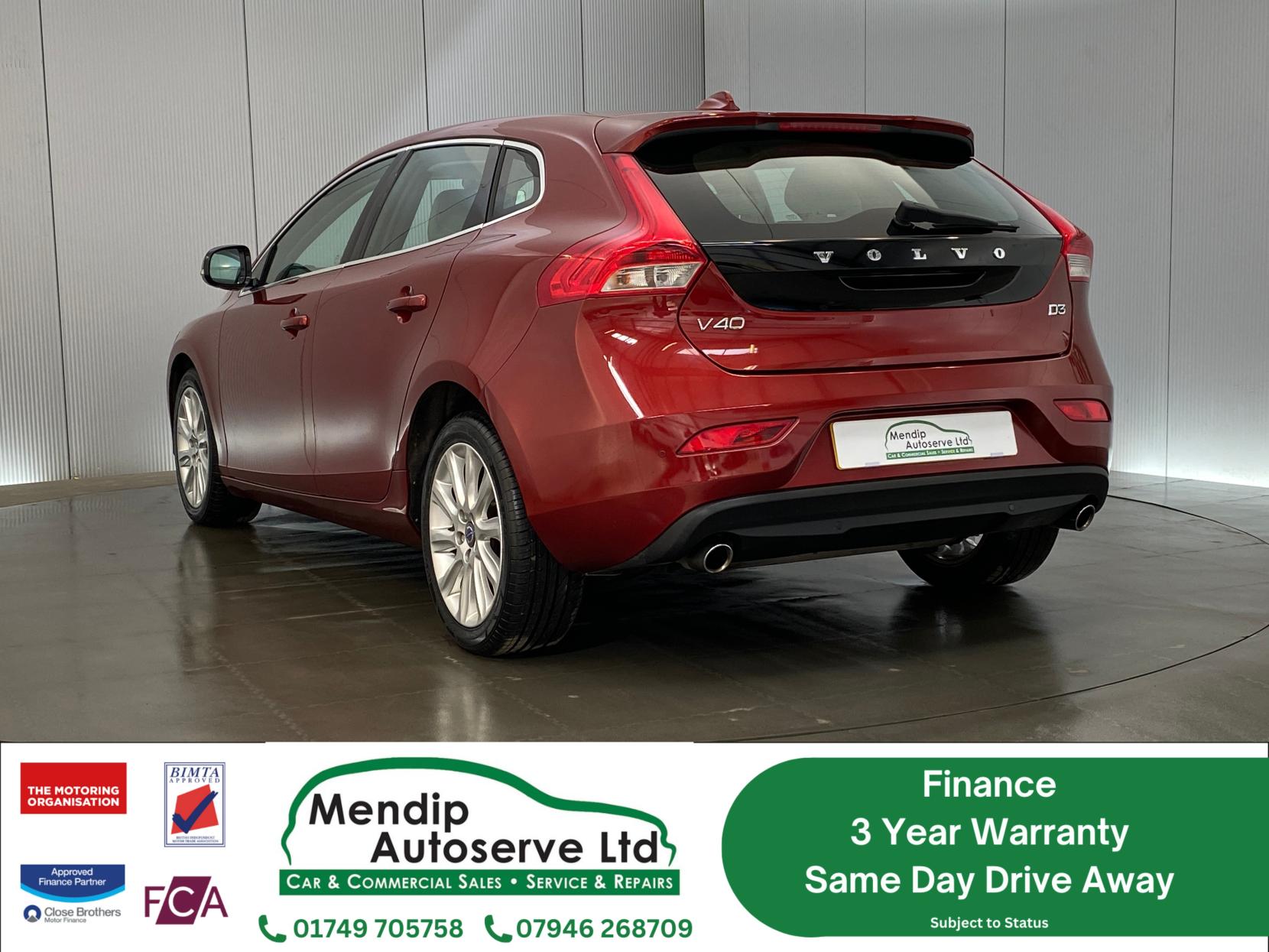 Volvo V40 2.0 D3 SE Lux Nav Hatchback 5dr Diesel Geartronic Euro 5 (s/s) (150 ps)