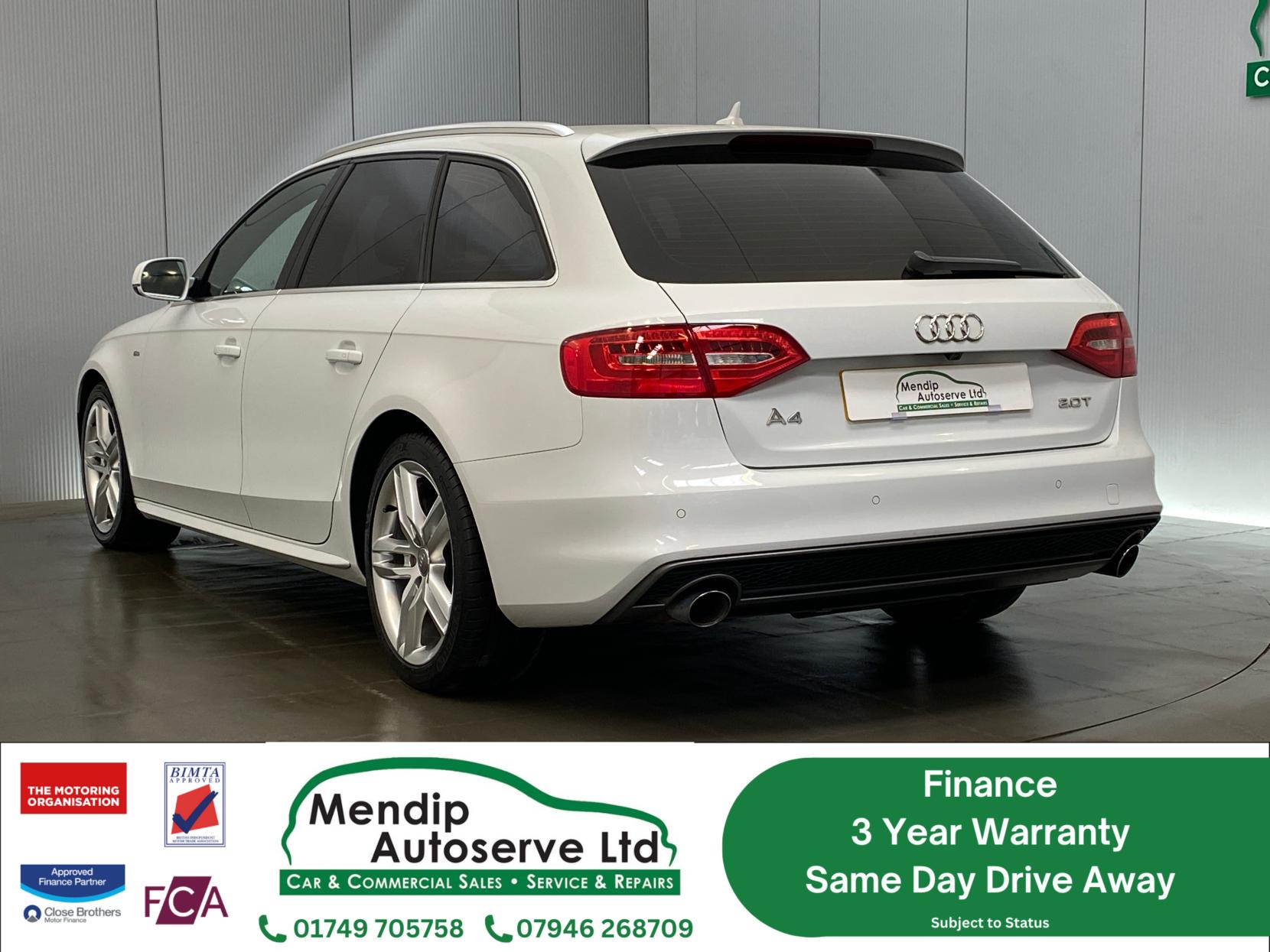 Audi A4 Avant 2.0 TFSI S line Estate 5dr Petrol Multitronic Euro 5 (s/s) (211 ps)