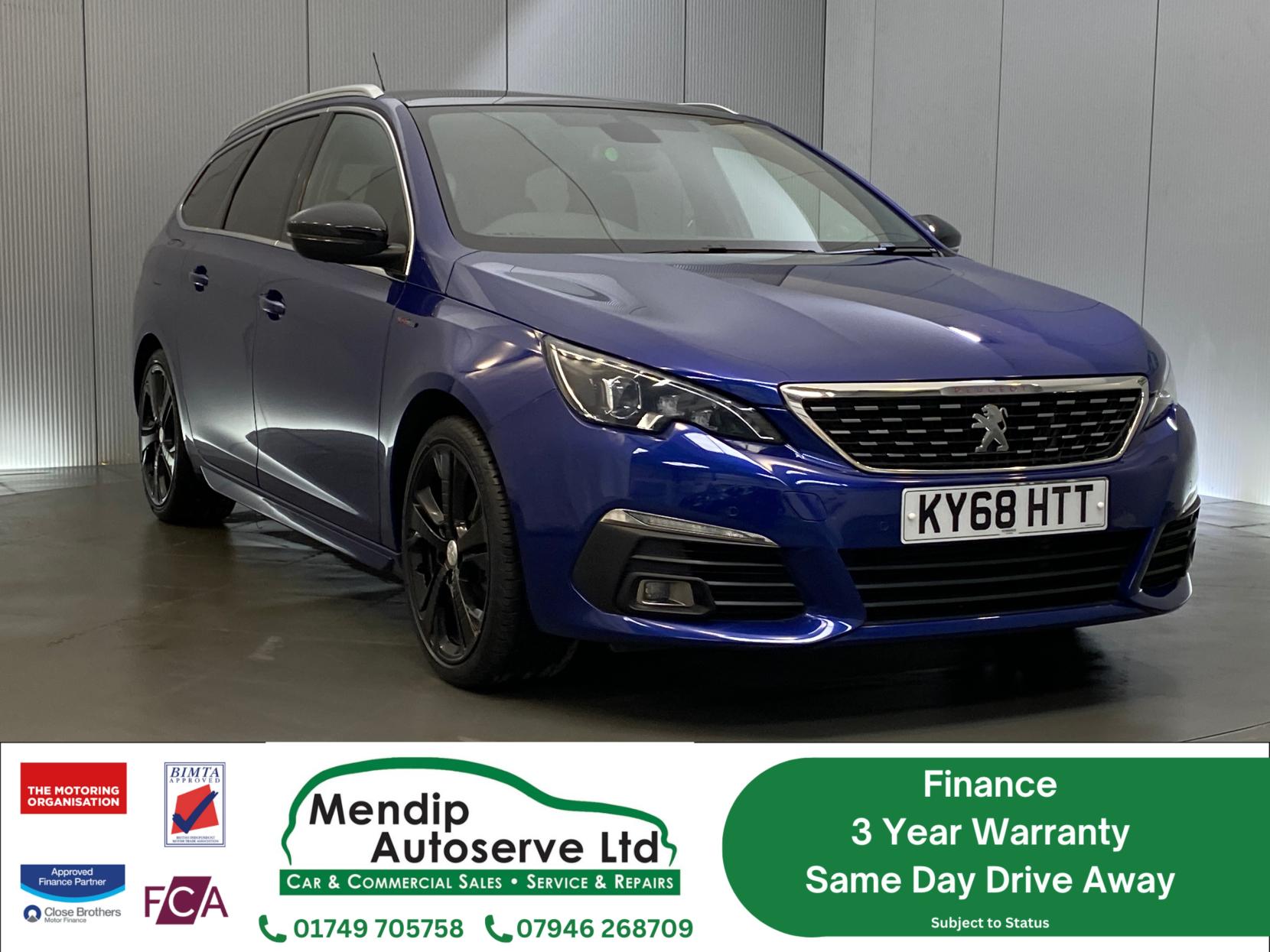 Peugeot 308 SW 1.5 BlueHDi GT Line Estate 5dr Diesel Manual Euro 6 (s/s) (130 ps)