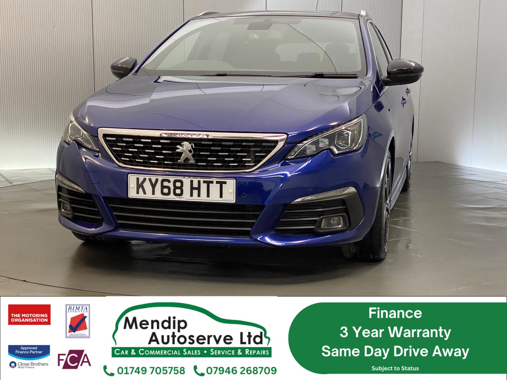 Peugeot 308 SW 1.5 BlueHDi GT Line Estate 5dr Diesel Manual Euro 6 (s/s) (130 ps)