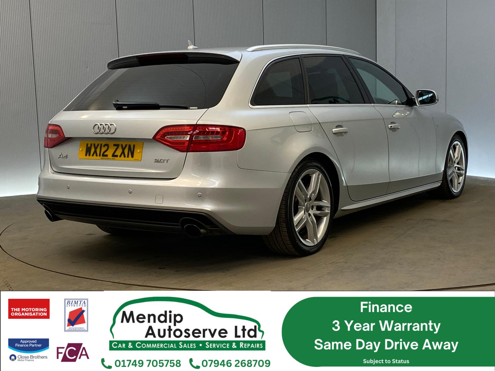 Audi A4 Avant 2.0 TFSI S line Estate 5dr Petrol Multitronic Euro 5 (s/s) (211 ps)