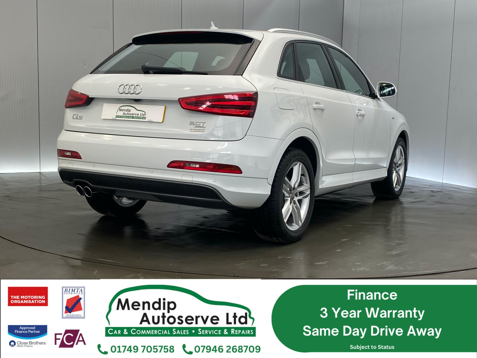 Audi Q3 2.0 TFSI S line SUV 5dr Petrol S Tronic quattro Euro 5 (s/s) (211 ps)