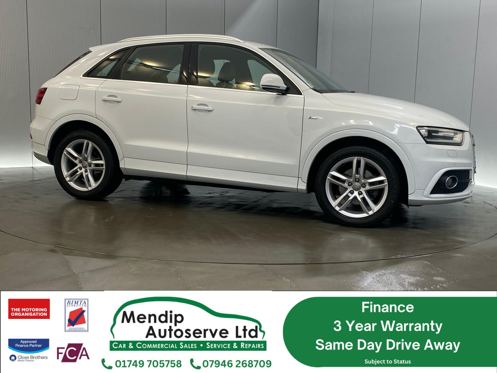 Audi Q3 2.0 TFSI S line SUV 5dr Petrol S Tronic quattro Euro 5 (s/s) (211 ps)