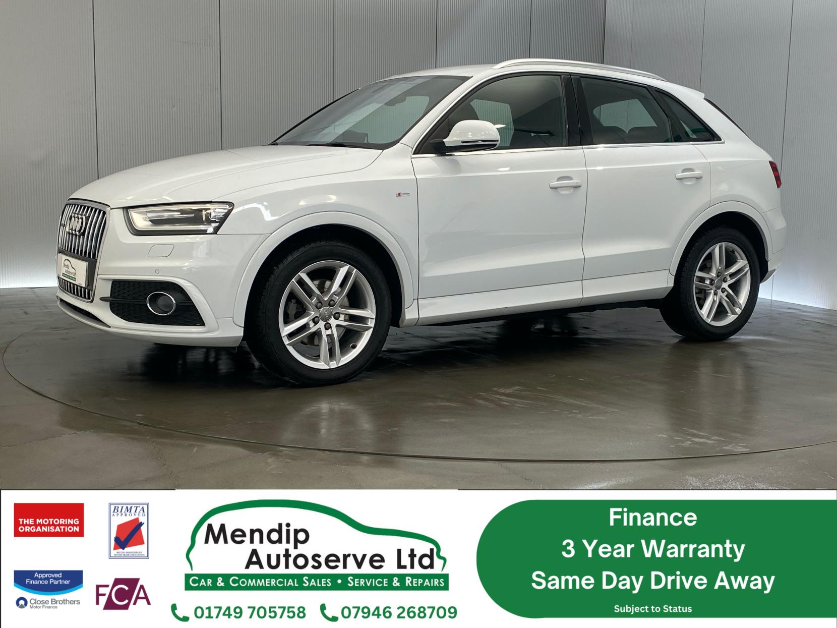 Audi Q3 2.0 TFSI S line SUV 5dr Petrol S Tronic quattro Euro 5 (s/s) (211 ps)
