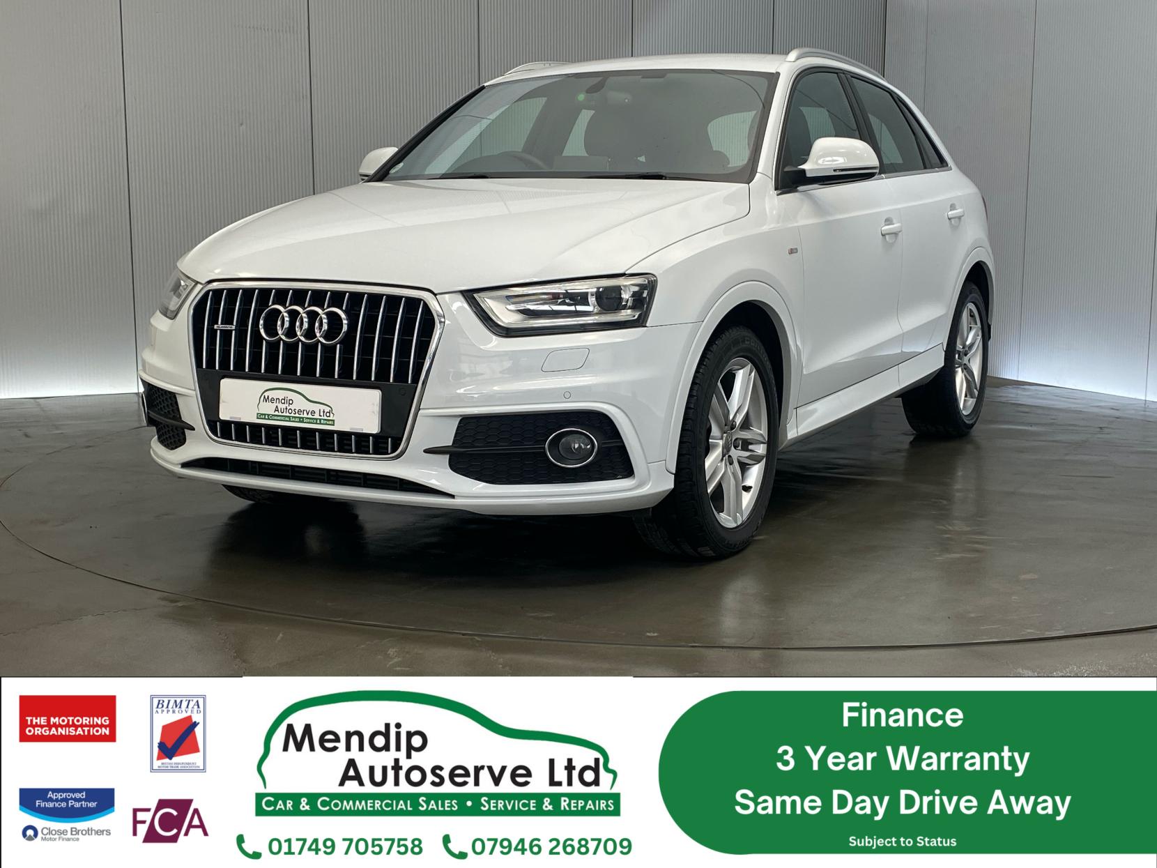 Audi Q3 2.0 TFSI S line SUV 5dr Petrol S Tronic quattro Euro 5 (s/s) (211 ps)