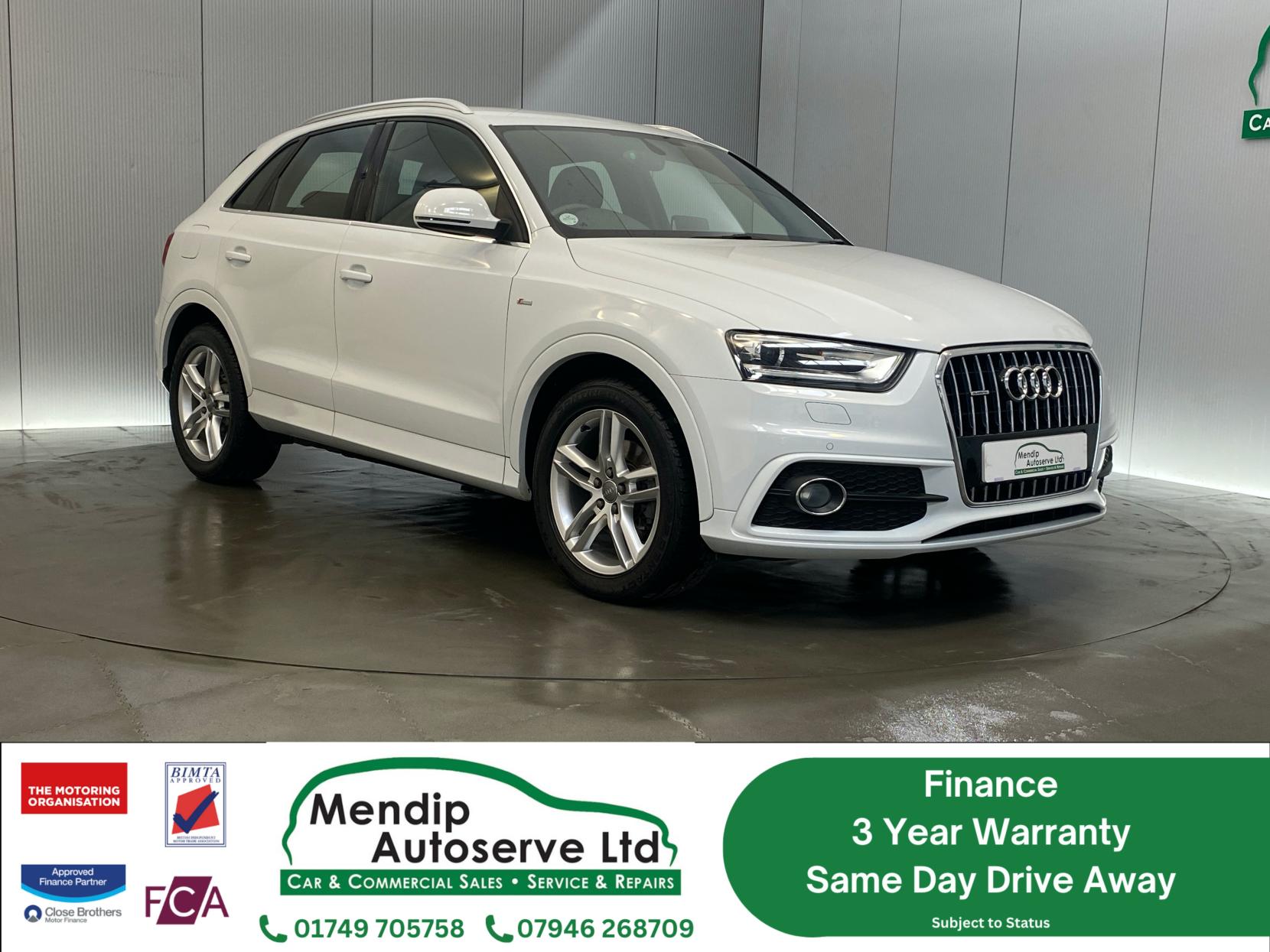 Audi Q3 2.0 TFSI S line SUV 5dr Petrol S Tronic quattro Euro 5 (s/s) (211 ps)