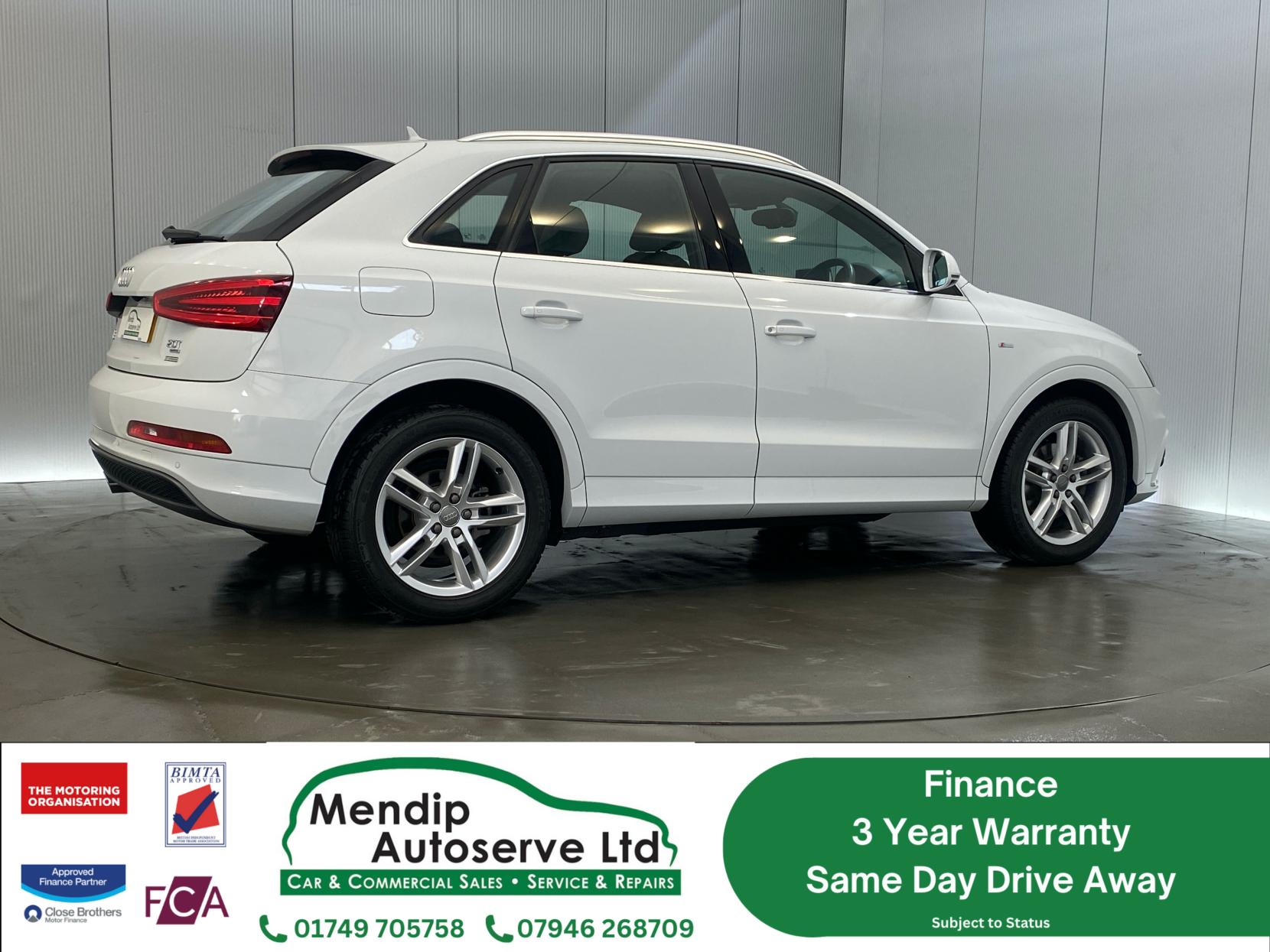 Audi Q3 2.0 TFSI S line SUV 5dr Petrol S Tronic quattro Euro 5 (s/s) (211 ps)