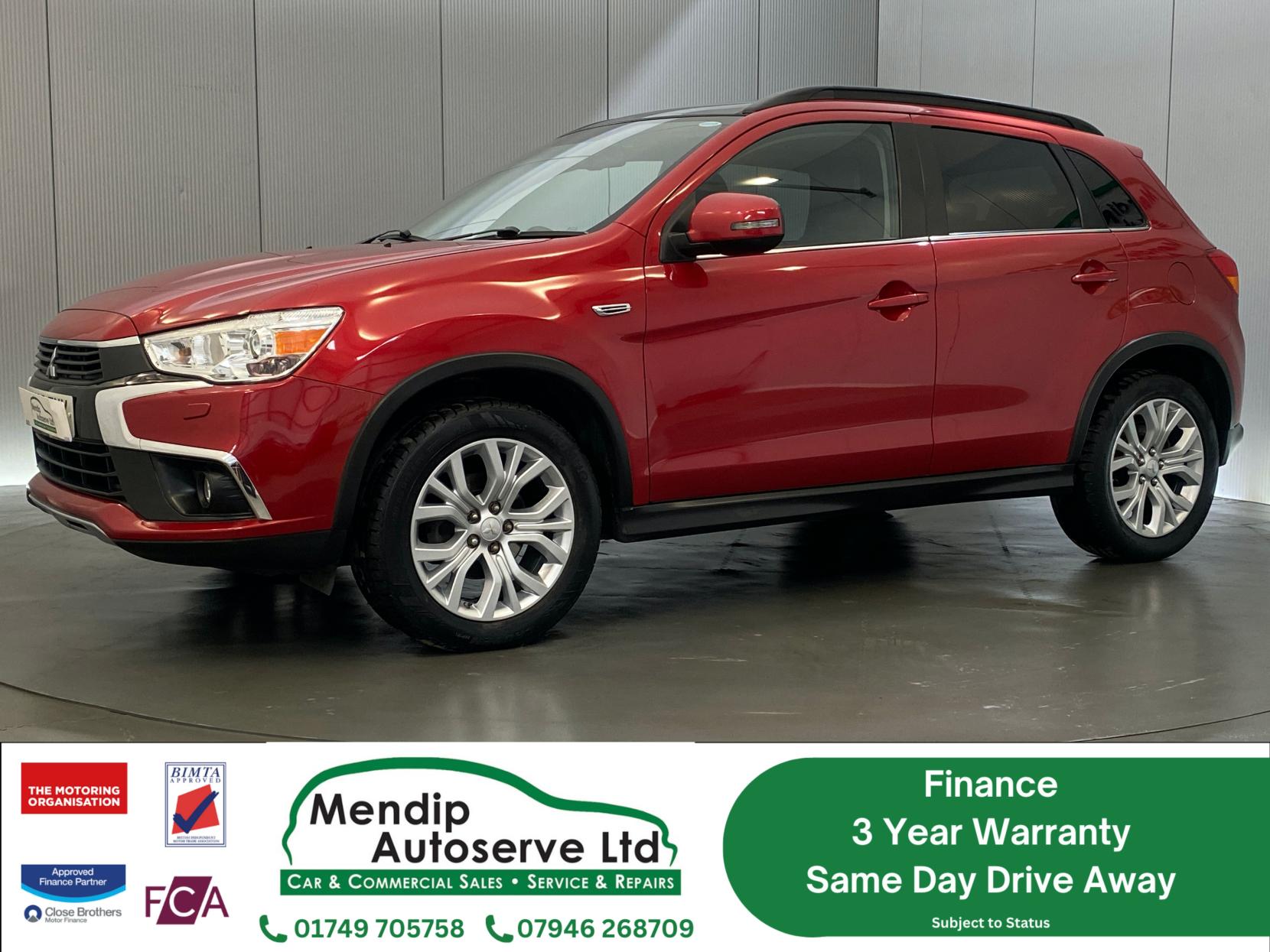 Mitsubishi ASX 2.2 DI-D 4 SUV 5dr Diesel Auto 4WD Euro 6 (147 ps)
