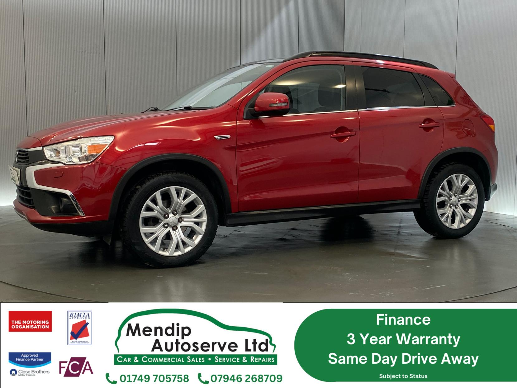Mitsubishi ASX 2.2 DI-D 4 SUV 5dr Diesel Auto 4WD Euro 6 (147 ps)