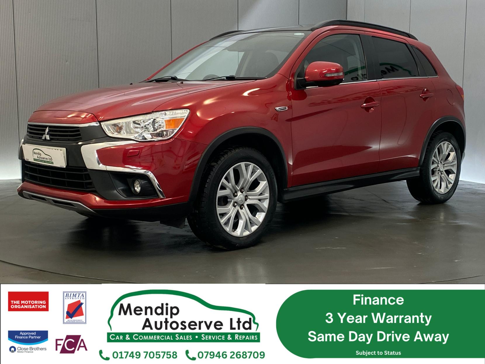 Mitsubishi ASX 2.2 DI-D 4 SUV 5dr Diesel Auto 4WD Euro 6 (147 ps)