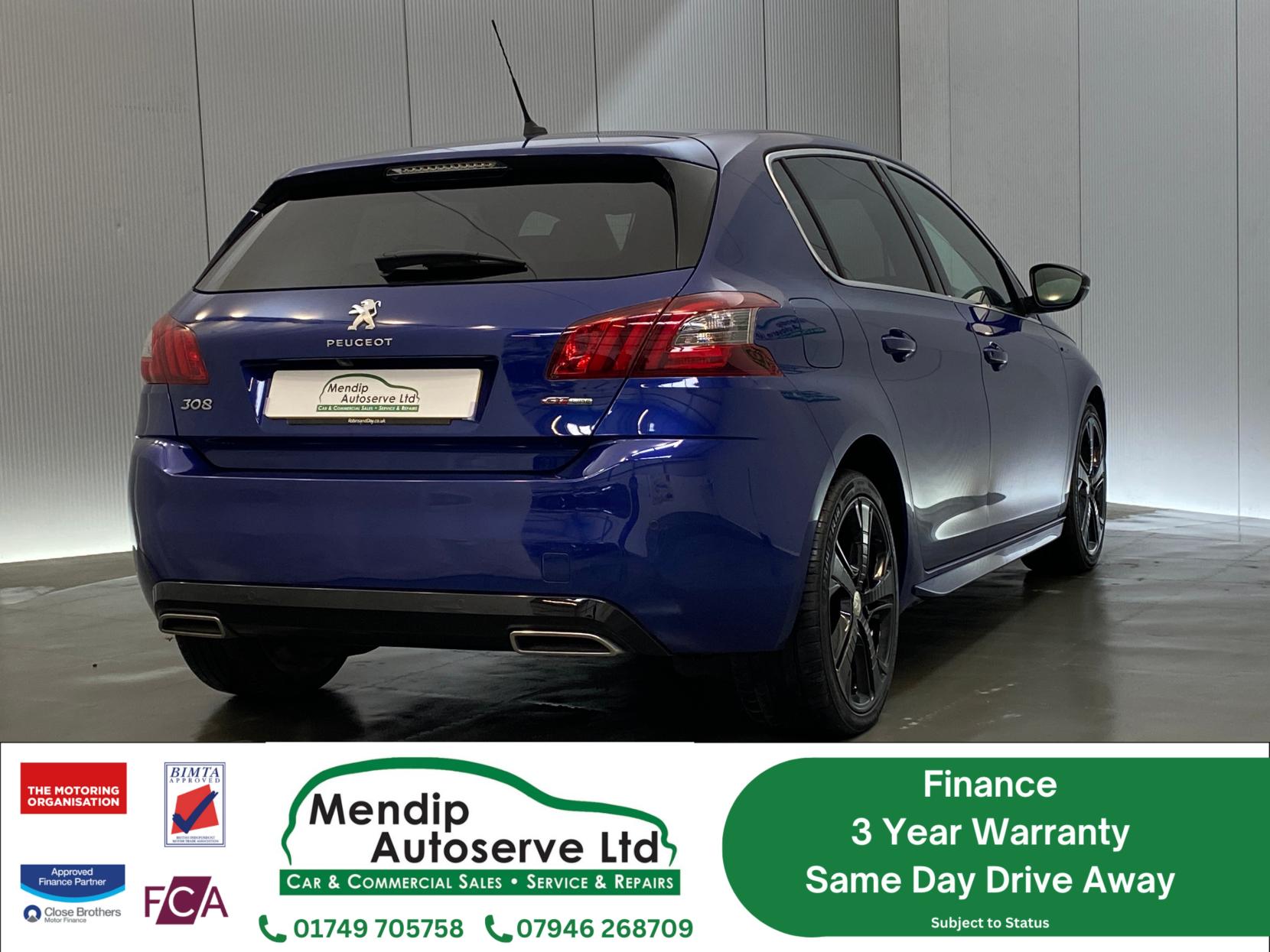 Peugeot 308 1.6 BlueHDi GT Line Hatchback 5dr Diesel Manual Euro 6 (s/s) (120 ps)