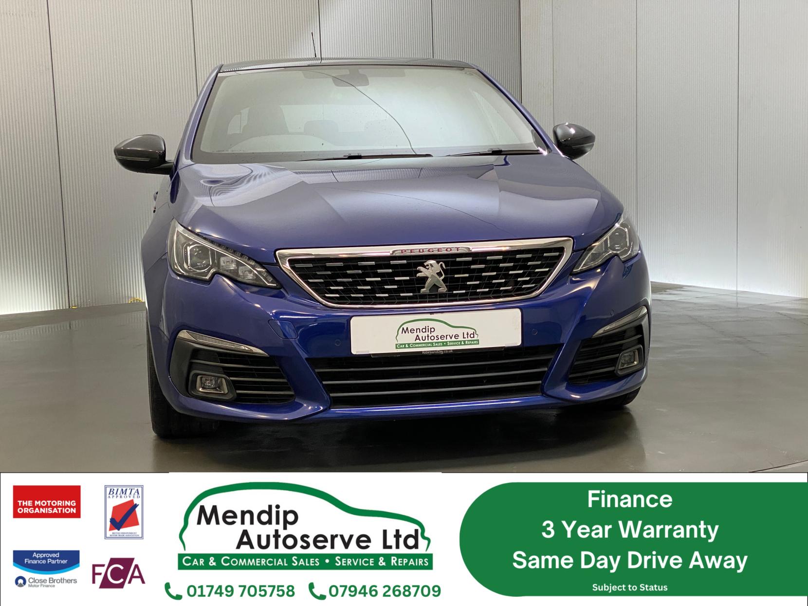 Peugeot 308 1.6 BlueHDi GT Line Hatchback 5dr Diesel Manual Euro 6 (s/s) (120 ps)