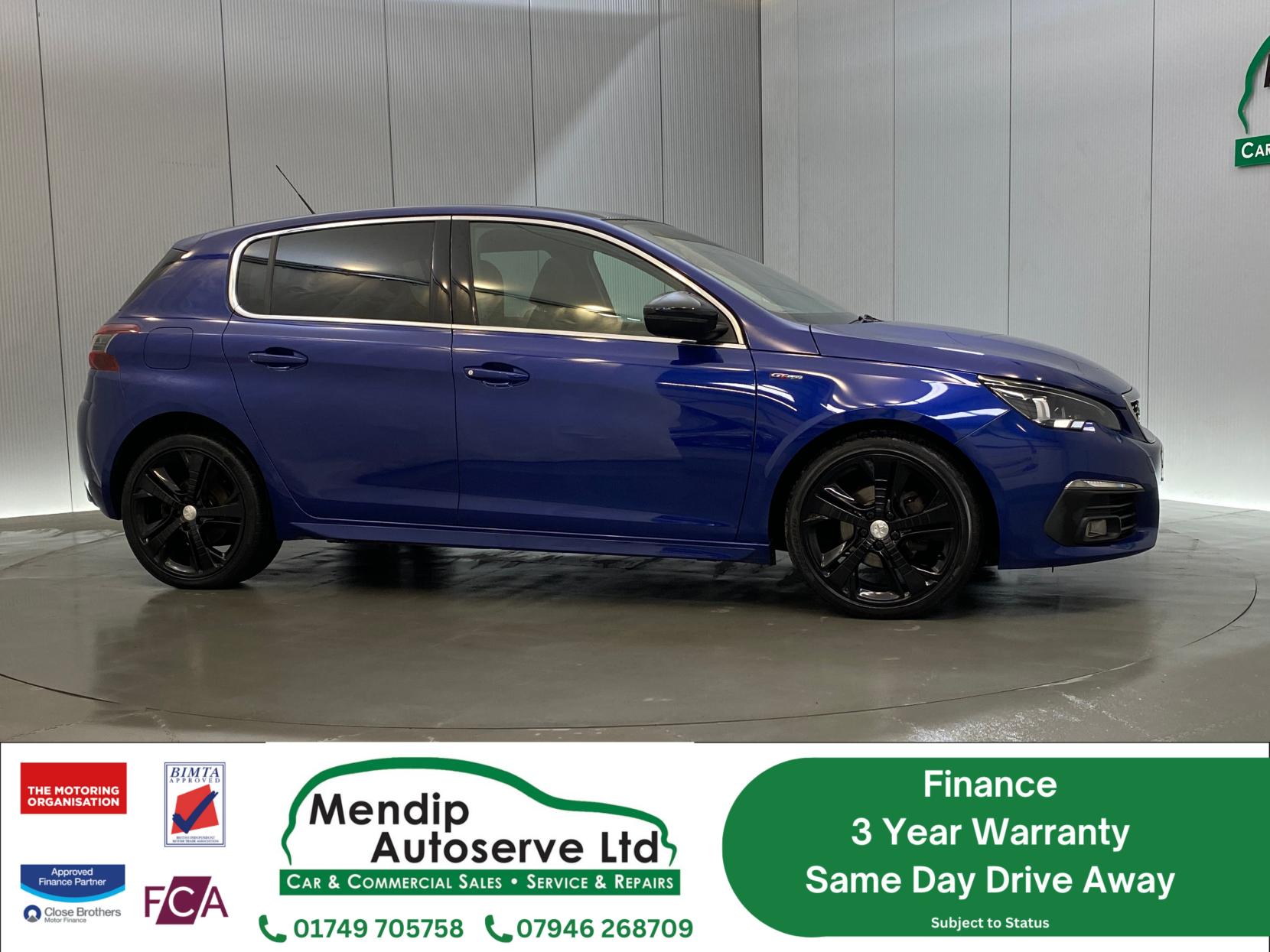 Peugeot 308 1.6 BlueHDi GT Line Hatchback 5dr Diesel Manual Euro 6 (s/s) (120 ps)