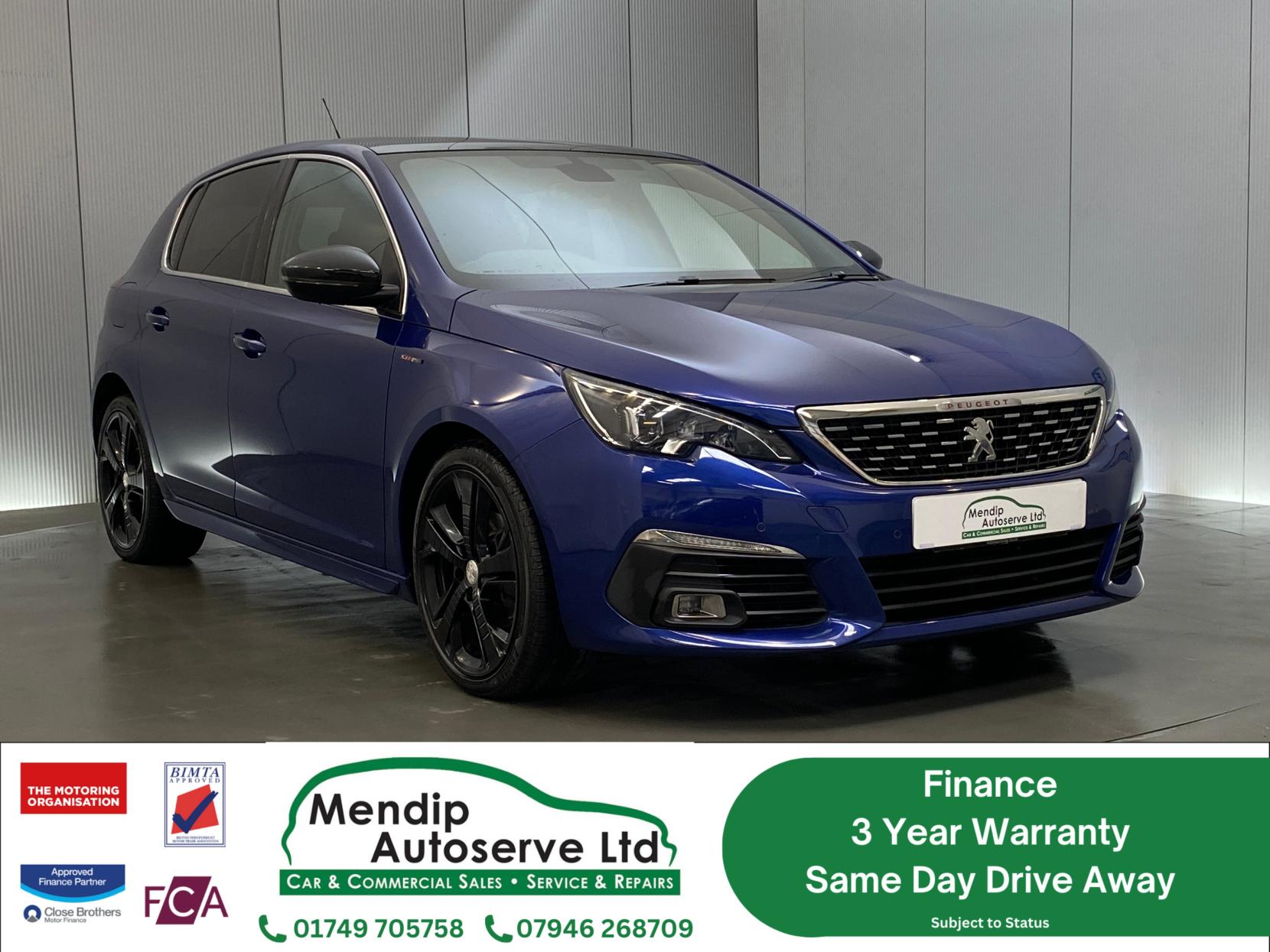 Peugeot 308 1.6 BlueHDi GT Line Hatchback 5dr Diesel Manual Euro 6 (s/s) (120 ps)