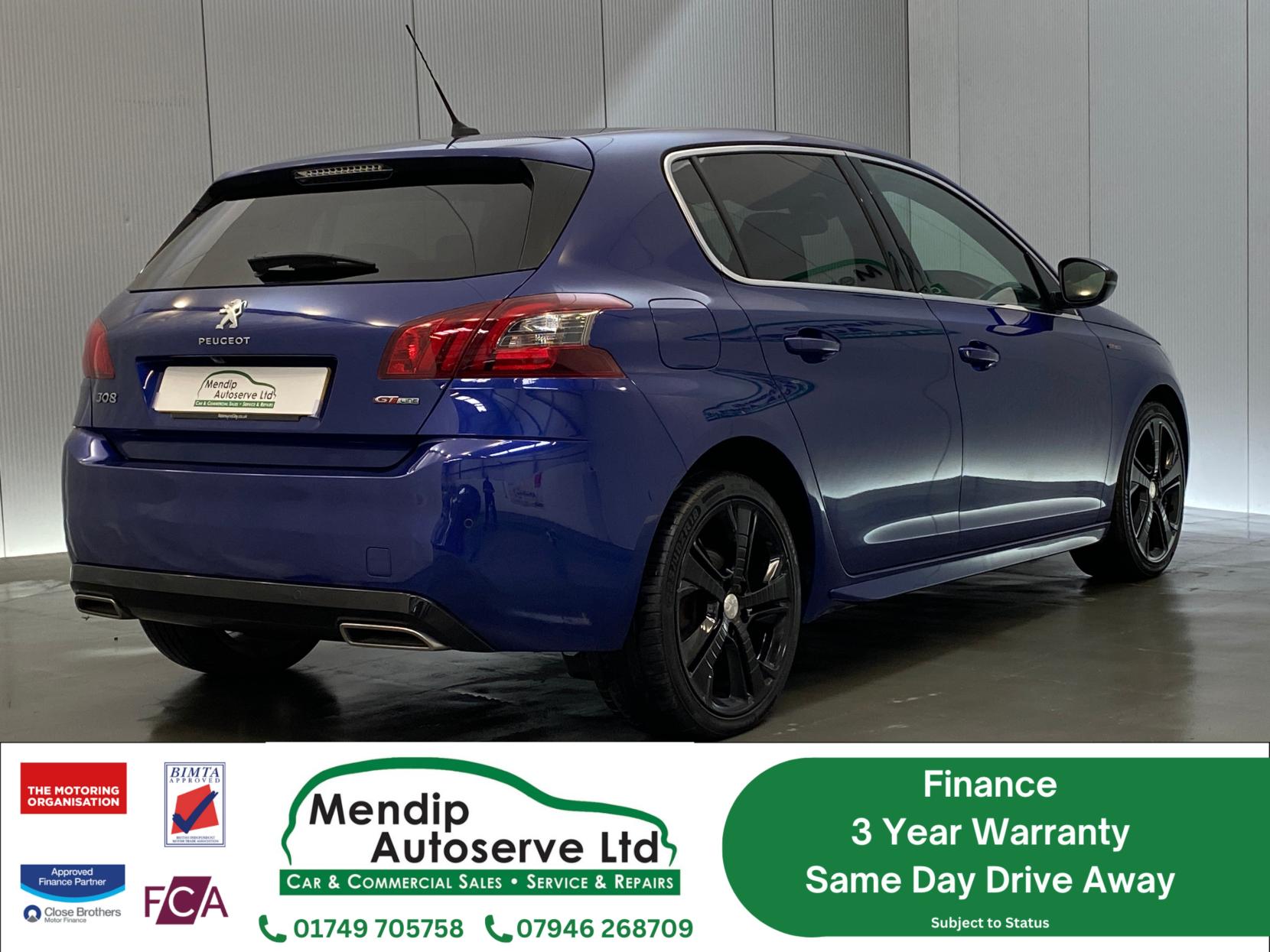 Peugeot 308 1.6 BlueHDi GT Line Hatchback 5dr Diesel Manual Euro 6 (s/s) (120 ps)