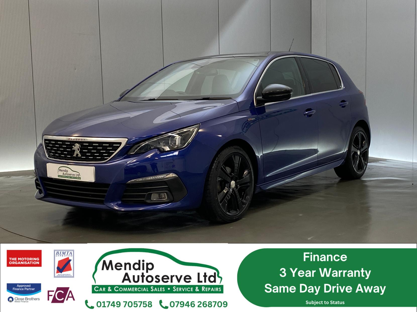 Peugeot 308 1.6 BlueHDi GT Line Hatchback 5dr Diesel Manual Euro 6 (s/s) (120 ps)