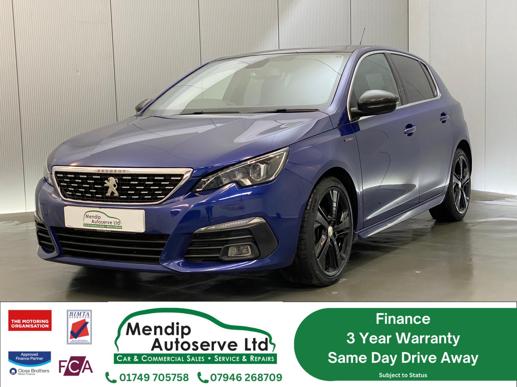 Peugeot 308 1.6 BlueHDi GT Line Hatchback 5dr Diesel Manual Euro 6 (s/s) (120 ps)