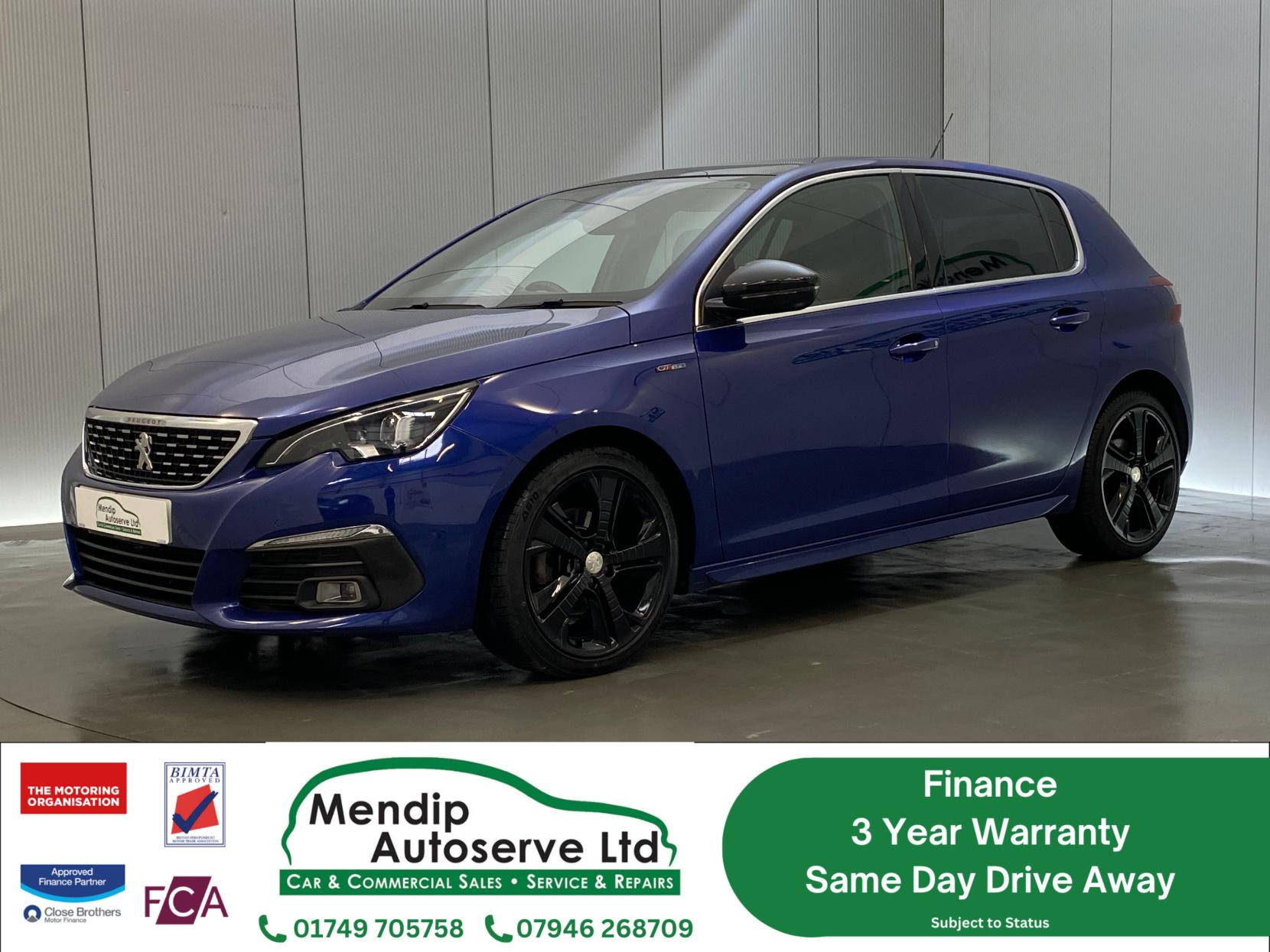 Peugeot 308 1.6 BlueHDi GT Line Hatchback 5dr Diesel Manual Euro 6 (s/s) (120 ps)