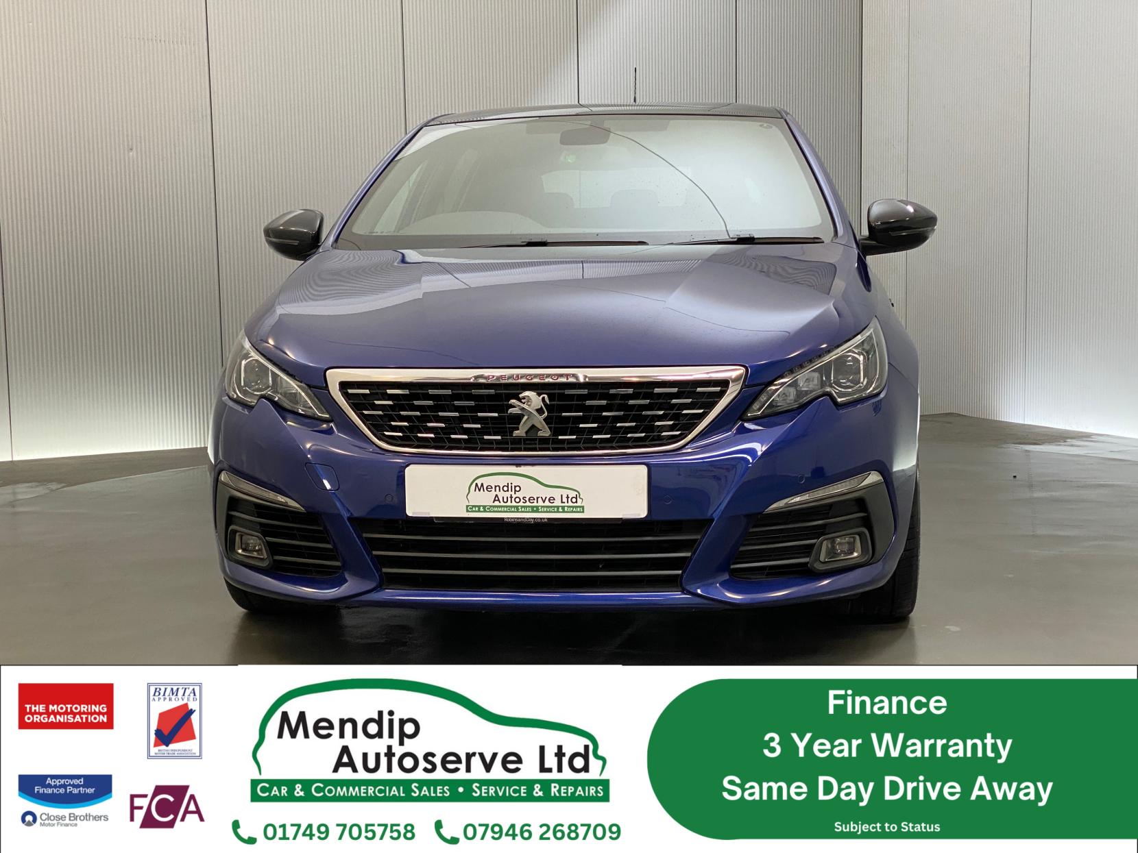 Peugeot 308 1.6 BlueHDi GT Line Hatchback 5dr Diesel Manual Euro 6 (s/s) (120 ps)