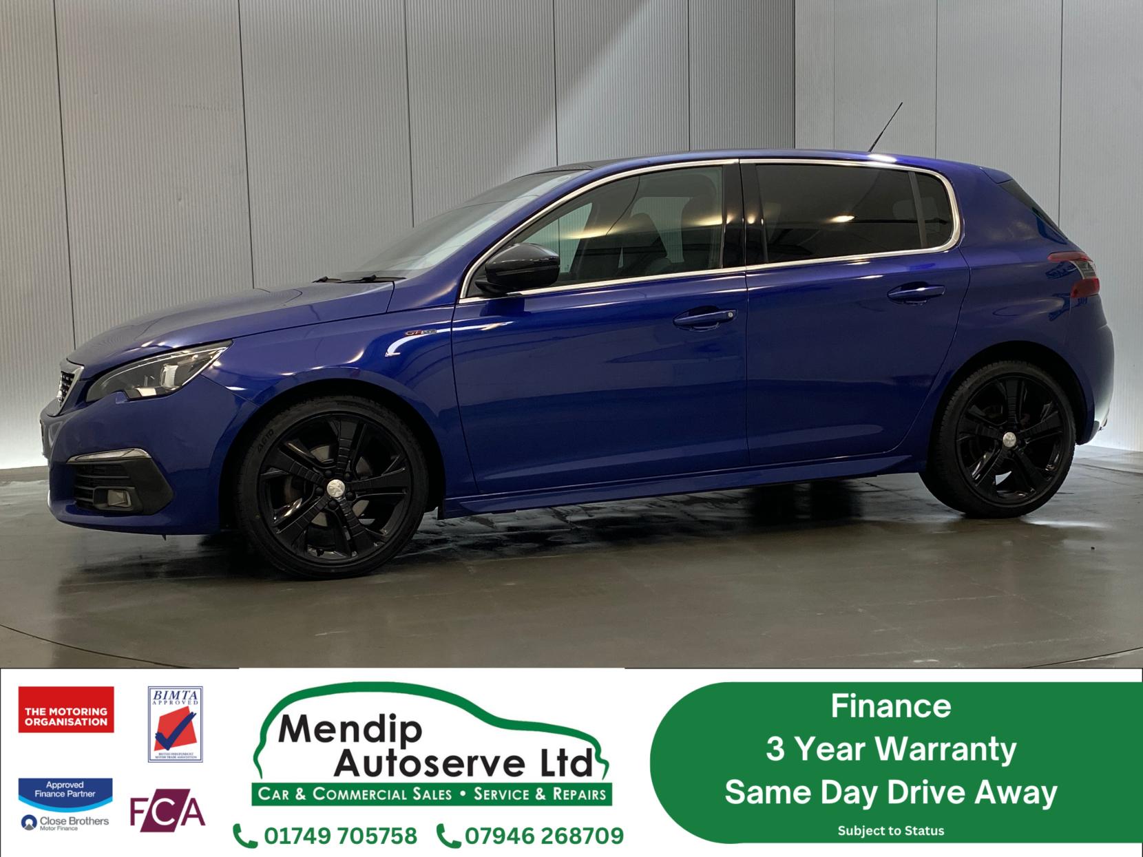 Peugeot 308 1.6 BlueHDi GT Line Hatchback 5dr Diesel Manual Euro 6 (s/s) (120 ps)