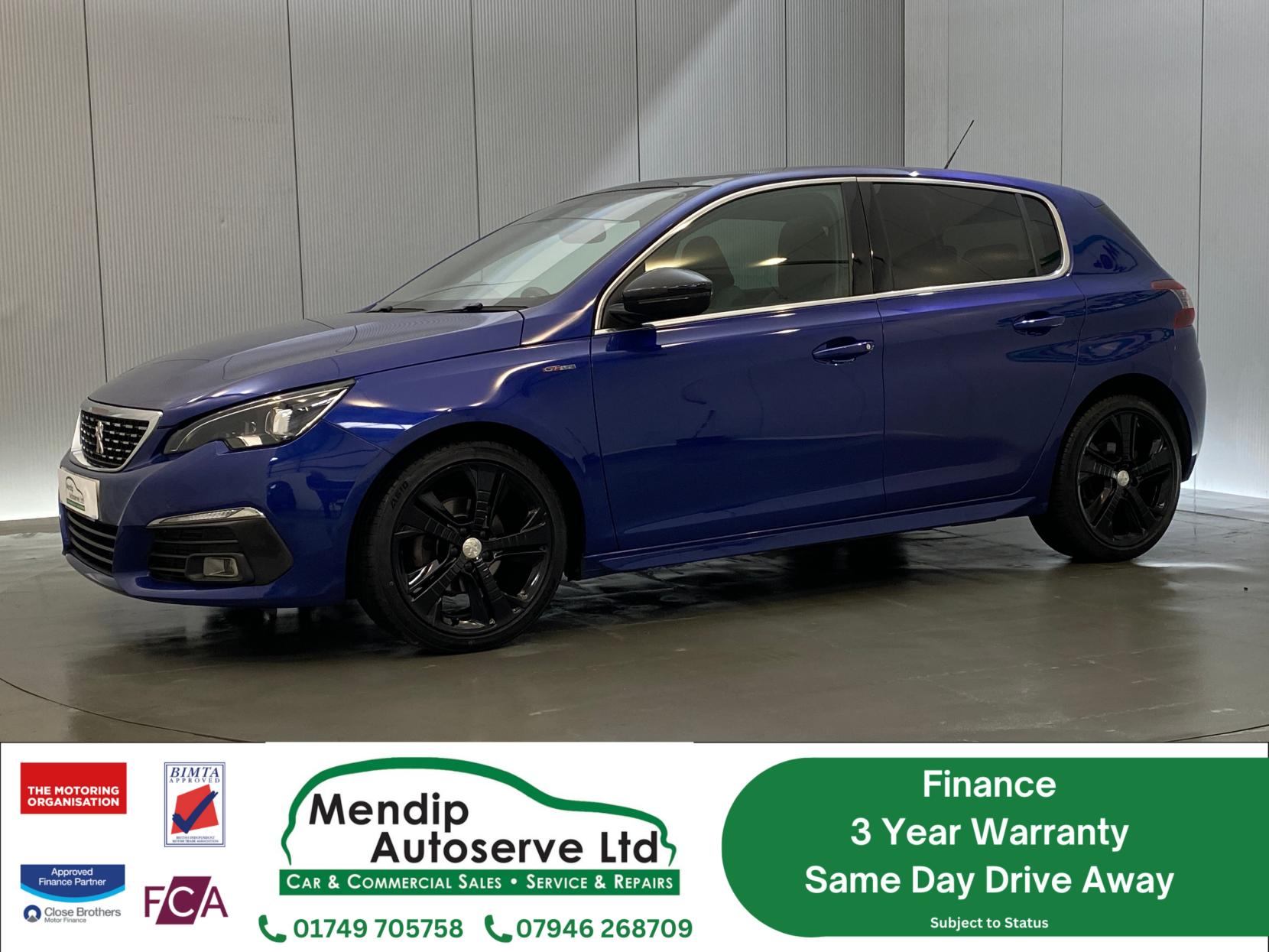 Peugeot 308 1.6 BlueHDi GT Line Hatchback 5dr Diesel Manual Euro 6 (s/s) (120 ps)