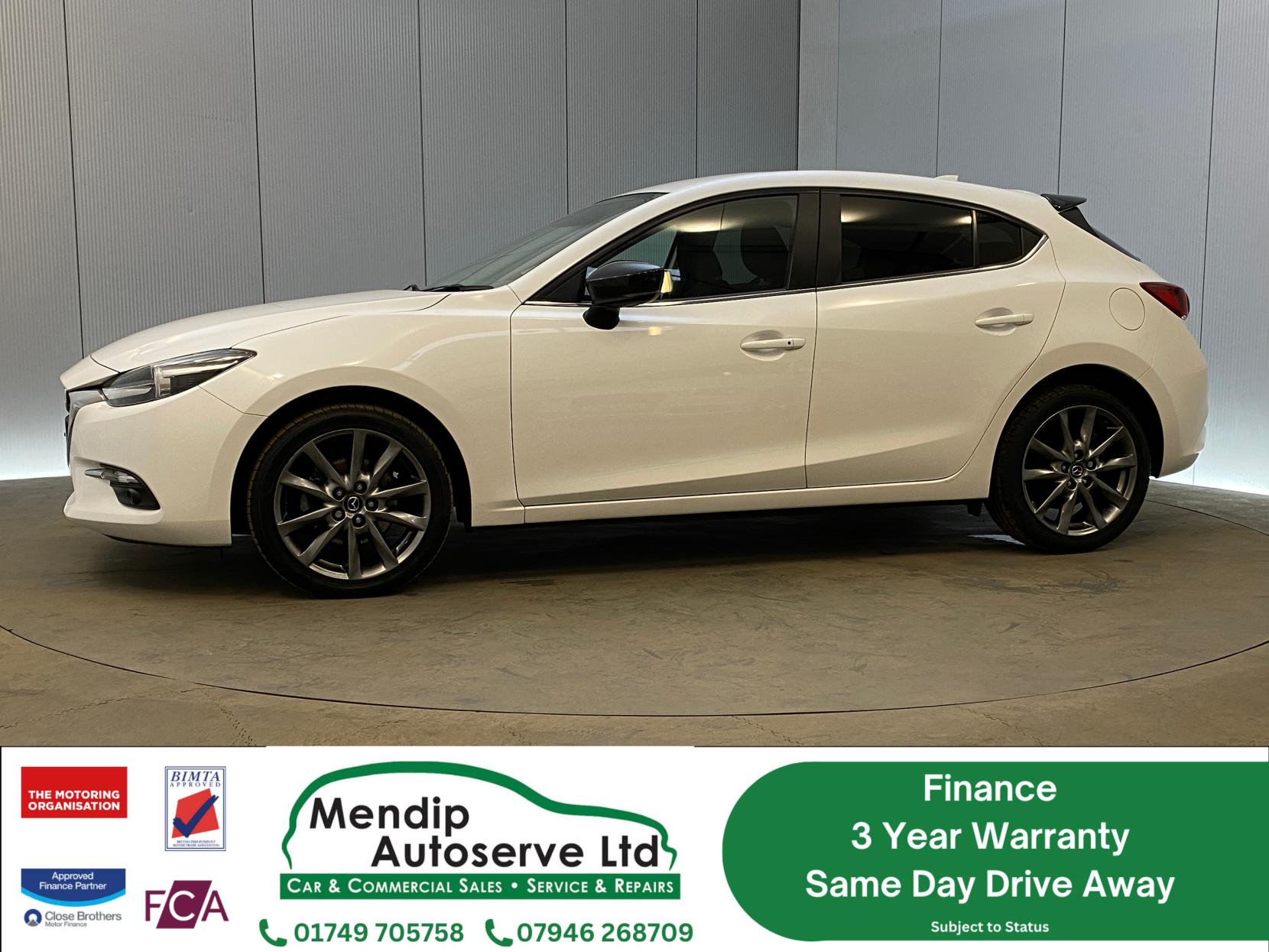 Mazda Mazda3 2.0 SKYACTIV-G Sport Black Hatchback 5dr Petrol Manual Euro 6 (s/s) (121 ps)