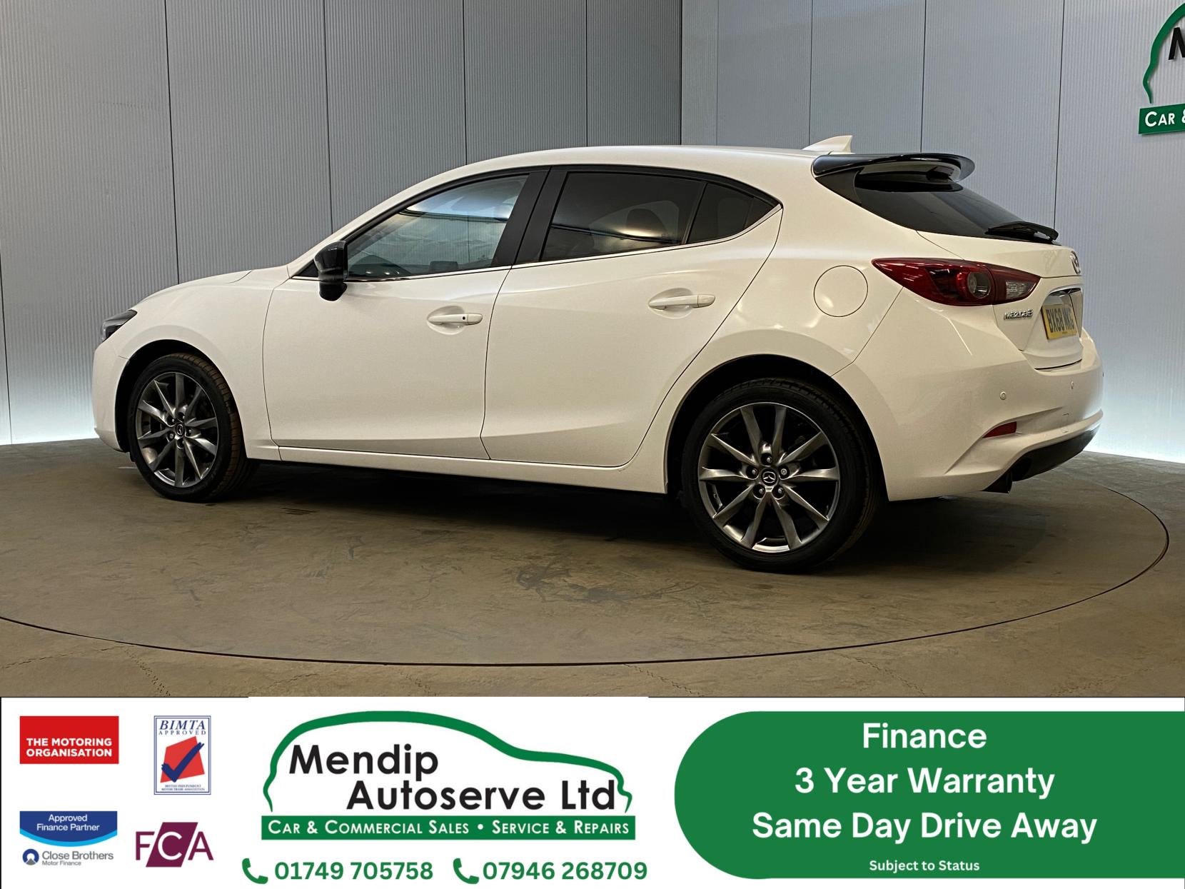 Mazda Mazda3 2.0 SKYACTIV-G Sport Black Hatchback 5dr Petrol Manual Euro 6 (s/s) (121 ps)