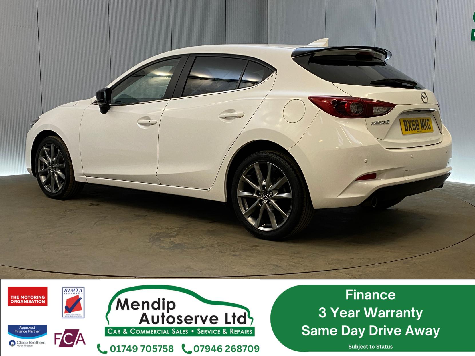 Mazda Mazda3 2.0 SKYACTIV-G Sport Black Hatchback 5dr Petrol Manual Euro 6 (s/s) (121 ps)