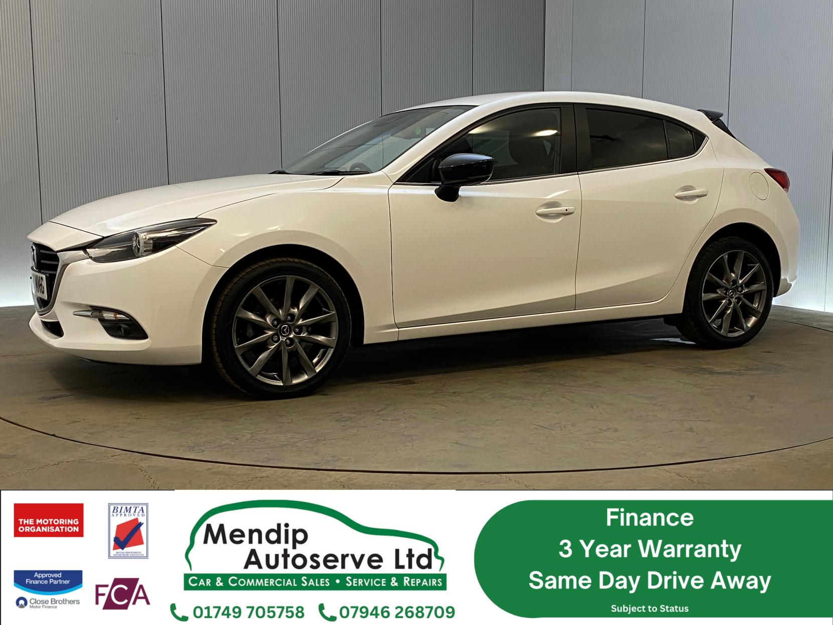 Mazda Mazda3 2.0 SKYACTIV-G Sport Black Hatchback 5dr Petrol Manual Euro 6 (s/s) (121 ps)