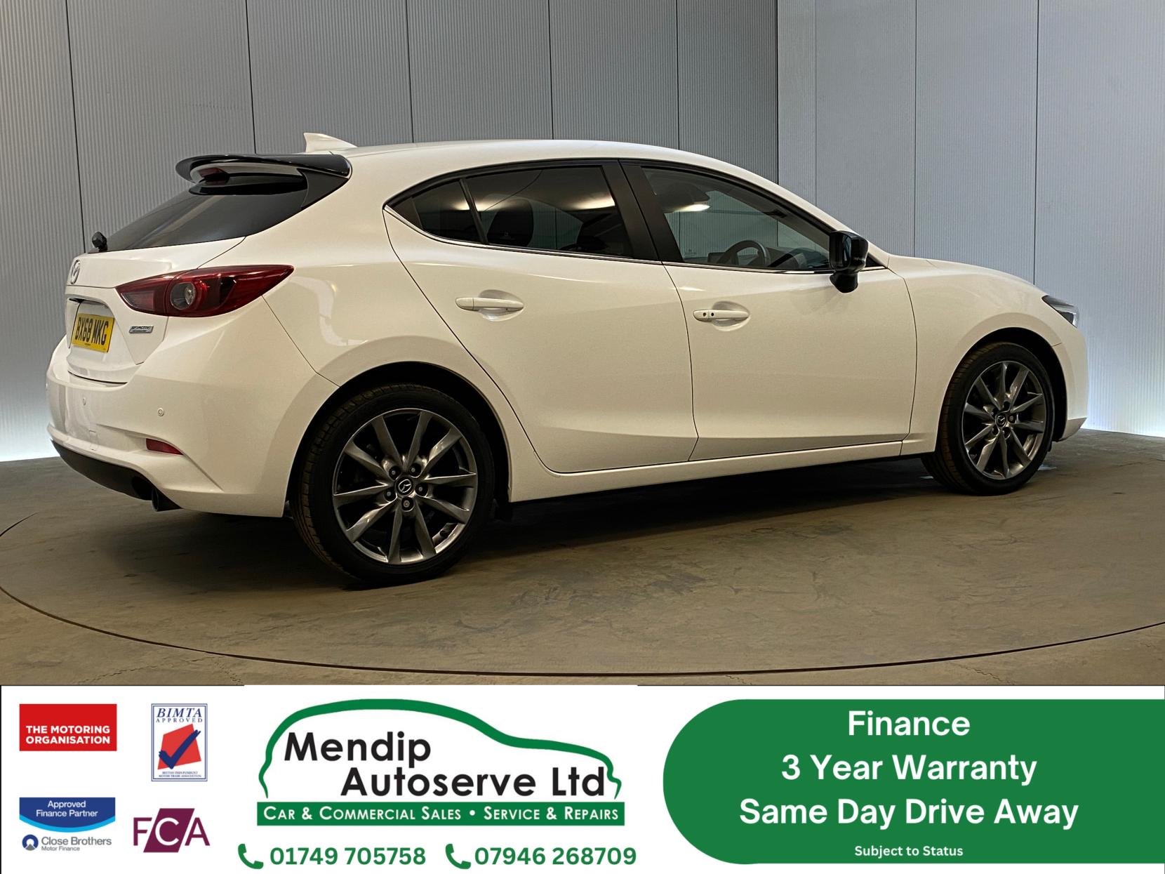 Mazda Mazda3 2.0 SKYACTIV-G Sport Black Hatchback 5dr Petrol Manual Euro 6 (s/s) (121 ps)